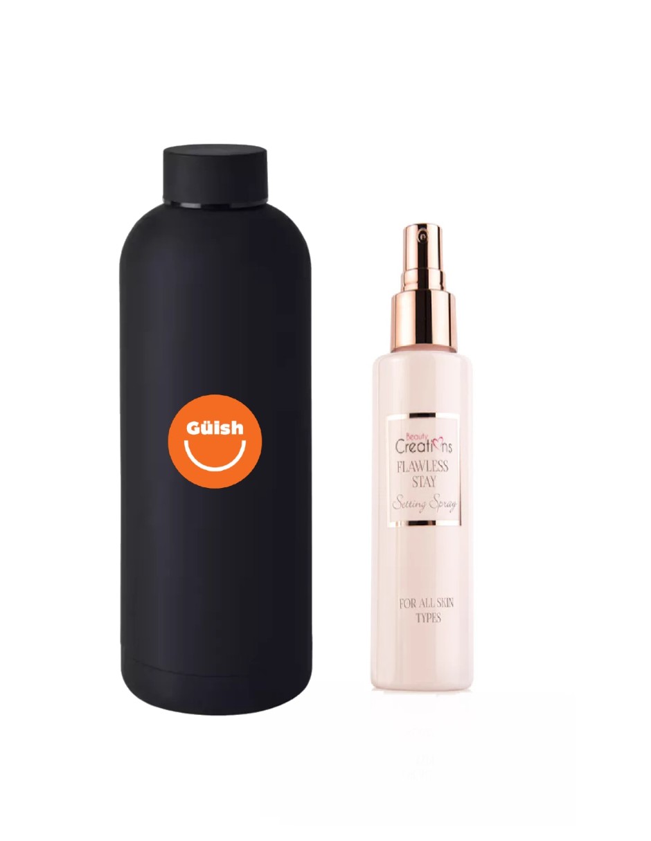 Fijador De Maquillaje Flawless Stay Spray + Termo Güish Gratis