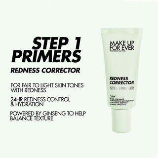 Foto 4 | Primer Make Up For Ever Step 1, Corrector De Color 4 Para Enrojecimiento, 30 Ml - Venta Internacional.