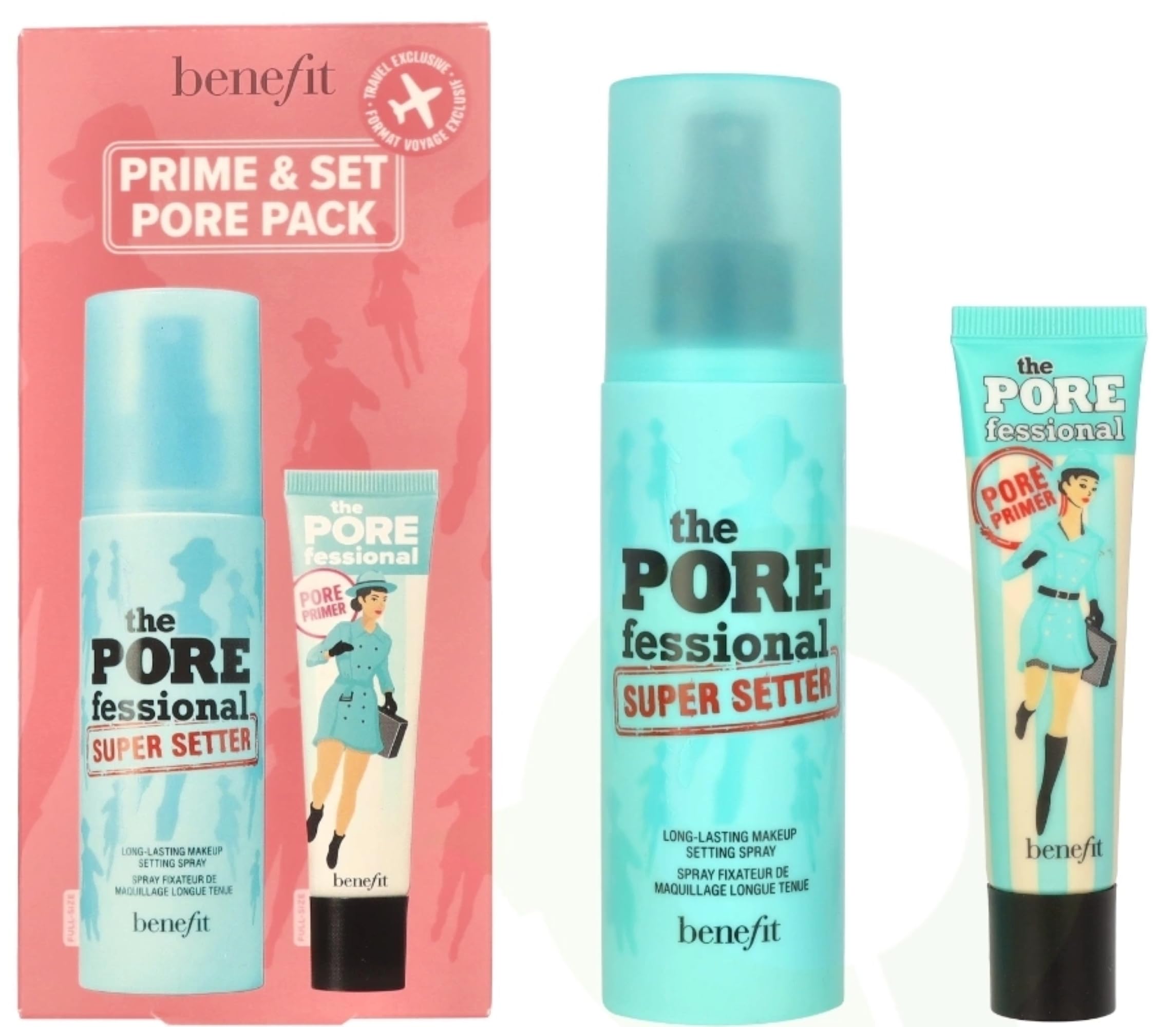 Foto 3 pulgar | Pore Primer & Setting Spray Benefit Prime & Set, Juego De 2 Piezas - Venta Internacional.
