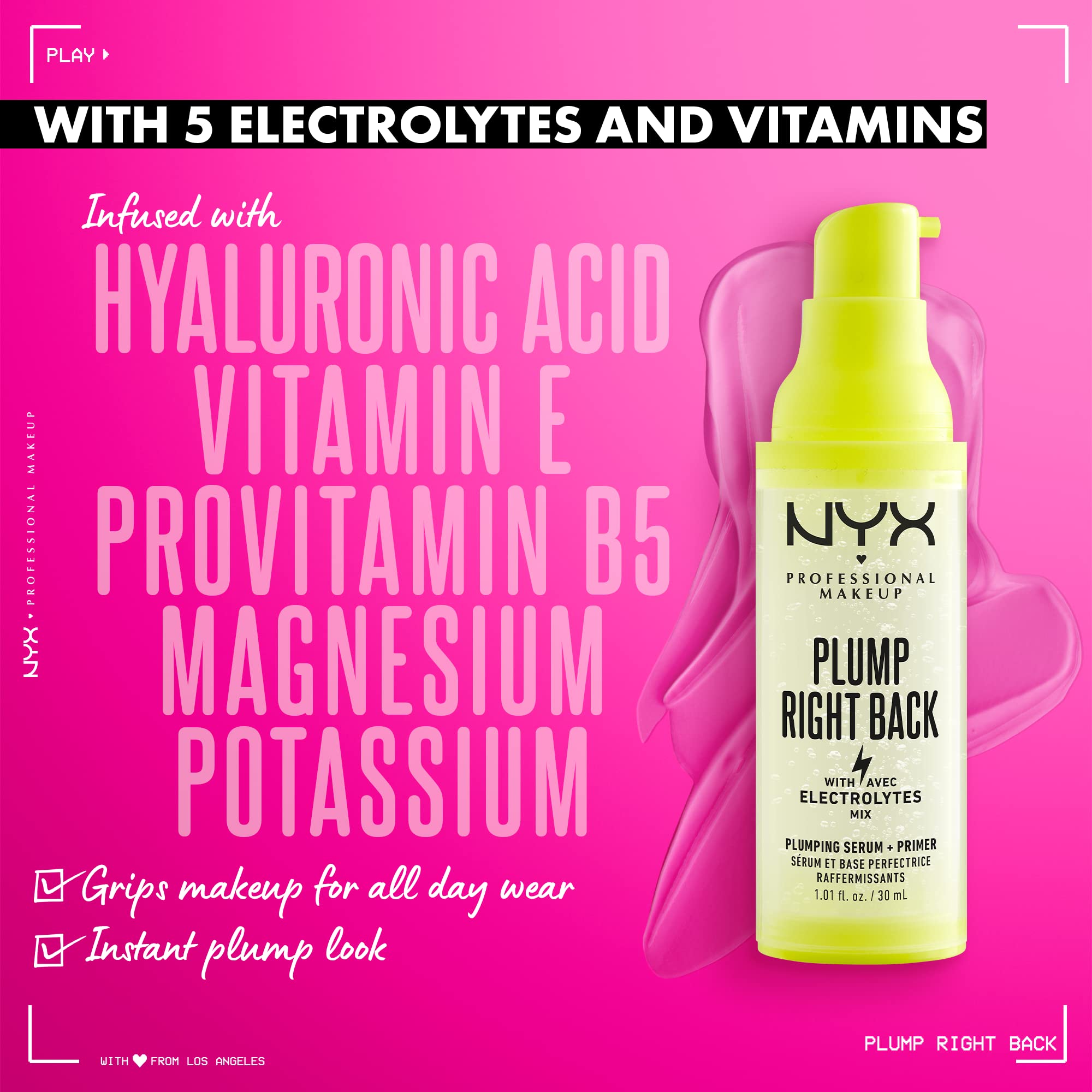 Foto 3 pulgar | Sérum E Imprimador Voluminizador Nyx Professional Makeup Plup Right Back - Venta Internacional.