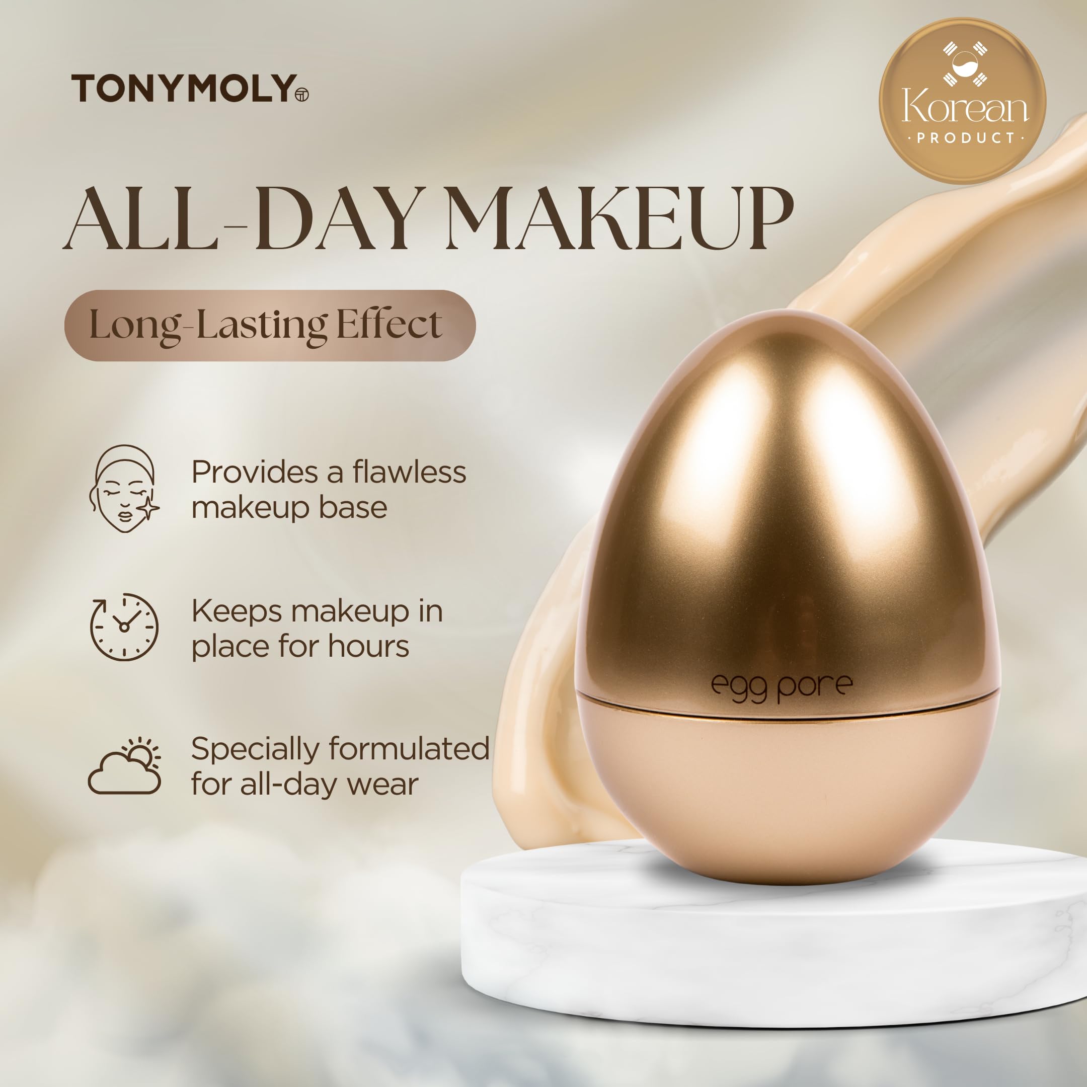 Foto 2 | Primer De Maquillaje Tonymoly Egg Pore Hidratante Suave Y Suavizante - Venta Internacional.