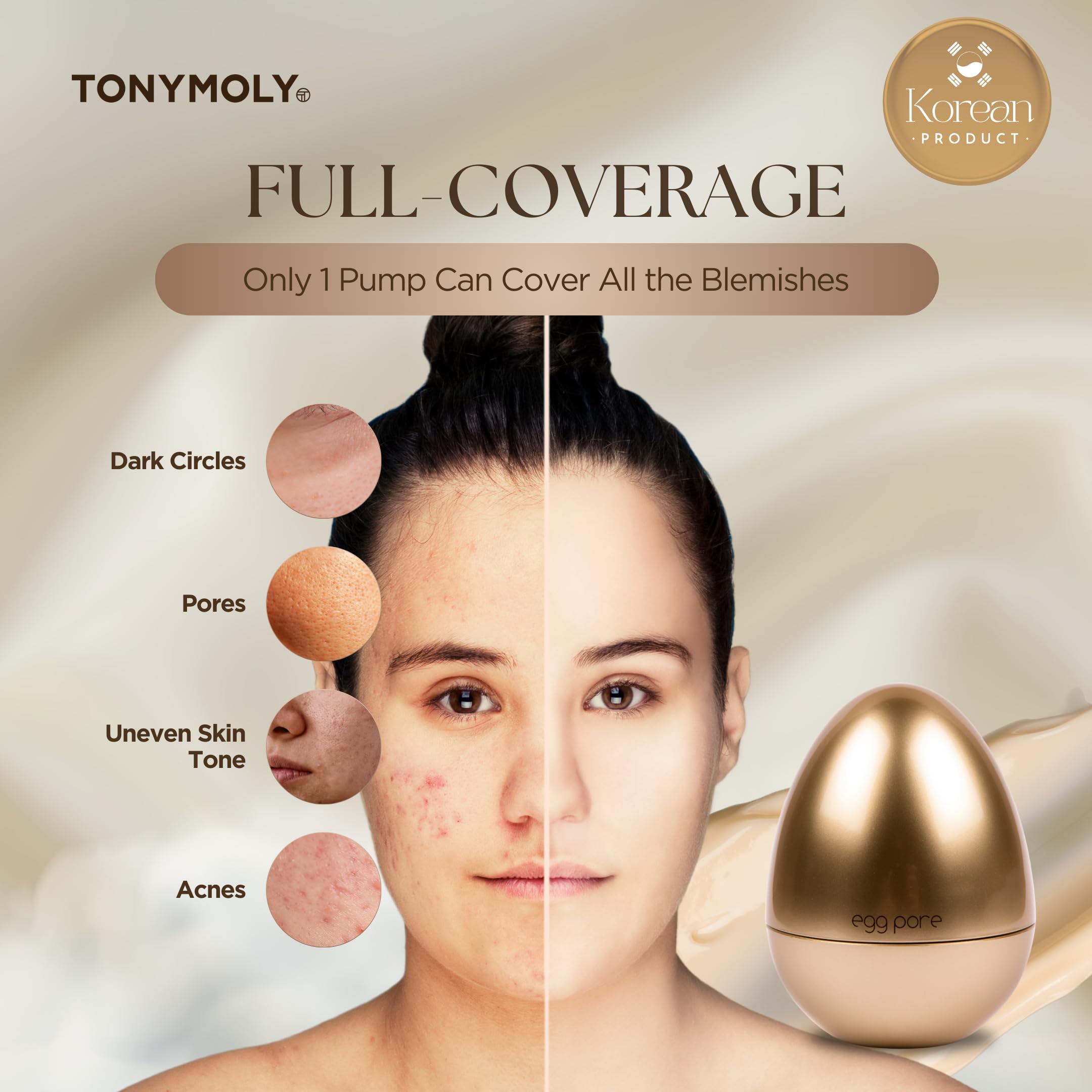Foto 7 | Primer De Maquillaje Tonymoly Egg Pore Hidratante Suave Y Suavizante - Venta Internacional.