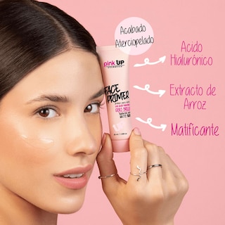 Foto 3 | Imprimador Facial Pink Up Pkf500, Acabado Mate, Hidratante, 30 Ml - Venta Internacional.