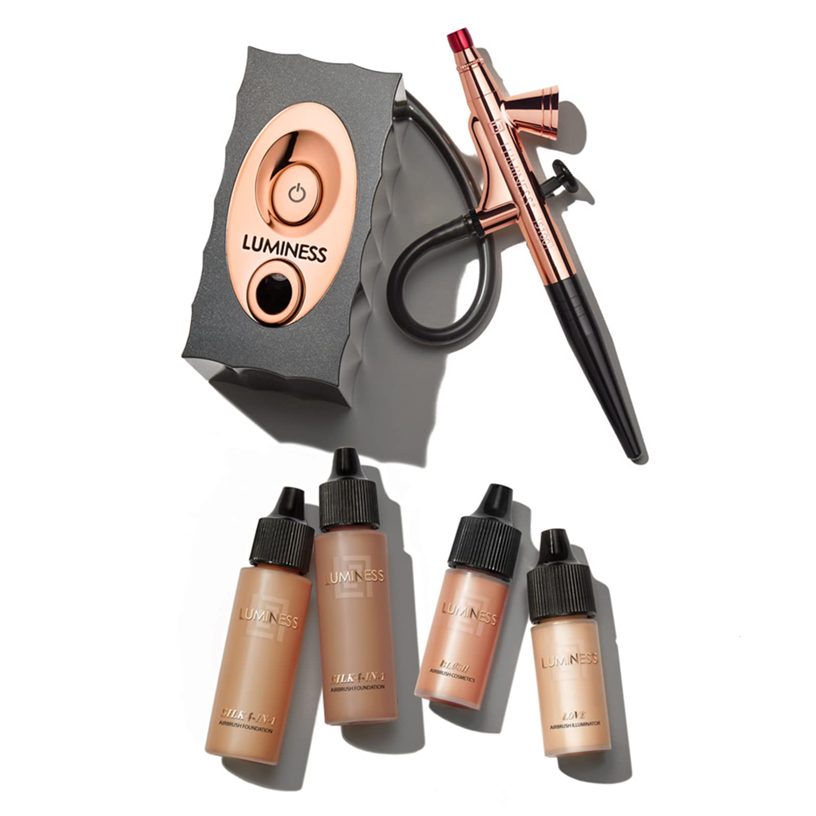 Foto 1 | Sistema De Aerógrafo De Maquillaje Luminess Air Icon Con Kit De 4 Piezas, Color Canela - Venta Internacional.