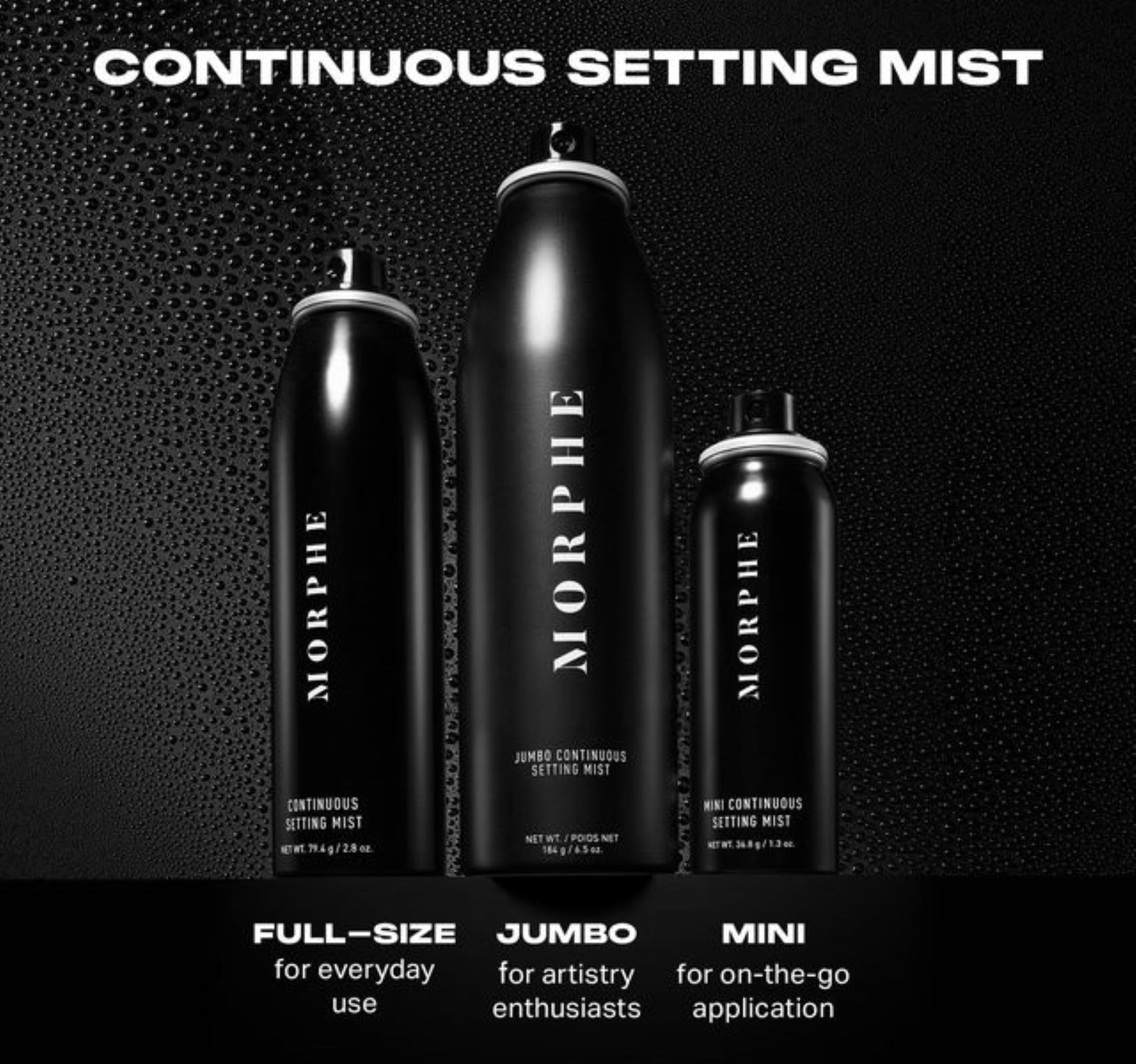 Foto 5 pulgar | Spray Fijador Morphe Continuous Micro-fine, 80 Ml - Venta Internacional.