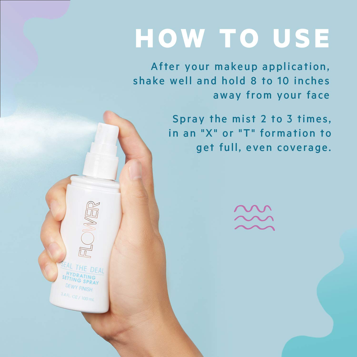 Foto 3 | Spray Fijador Flower Beauty Seal The Deal Hydrating Matte - Venta Internacional.