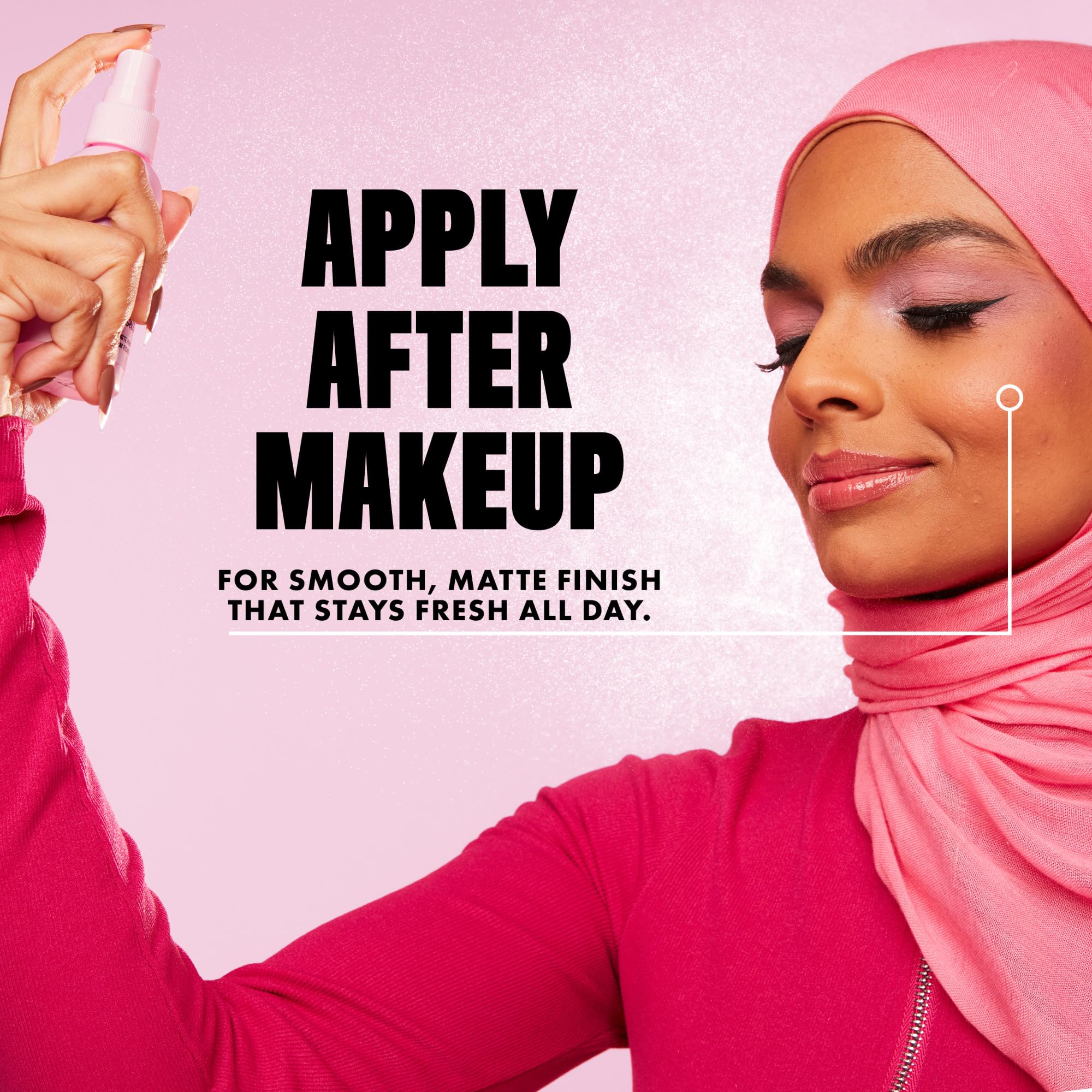 Foto 4 pulgar | Spray Fijador Nyx Professional Makeup Marshmellow Matte 16 Horas - Venta Internacional.