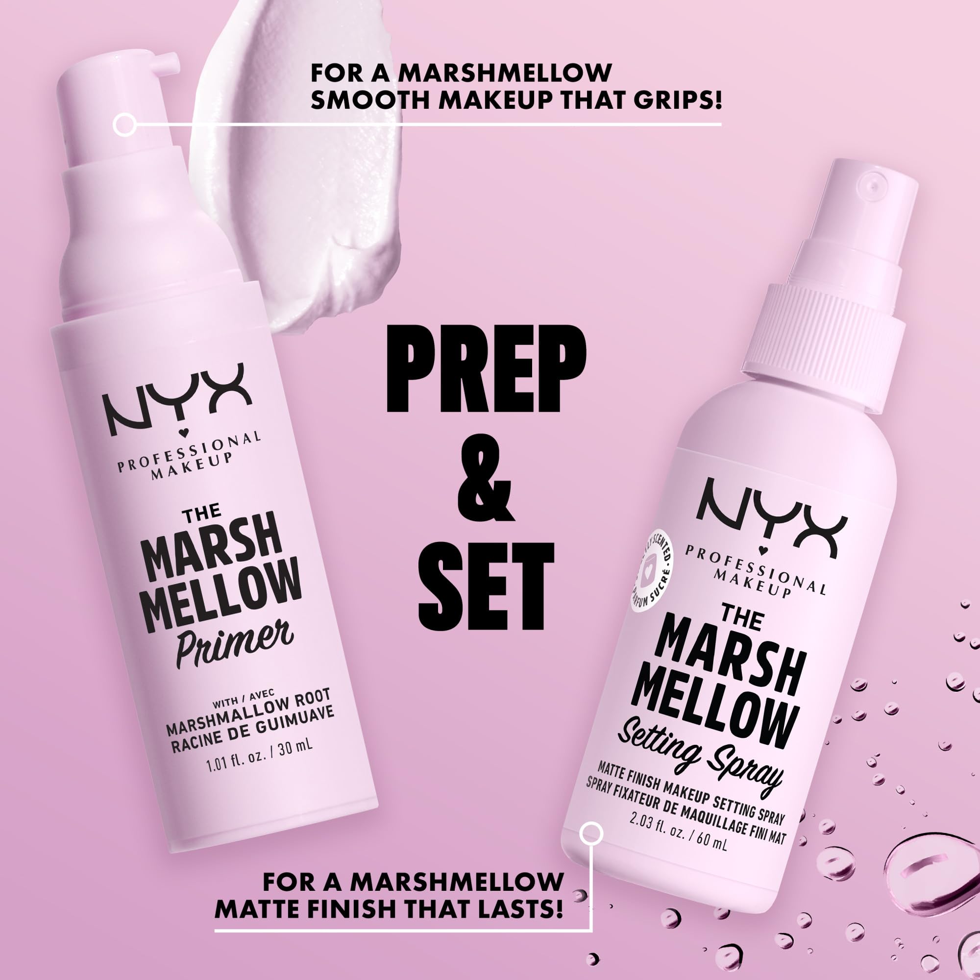 Foto 7 pulgar | Spray Fijador Nyx Professional Makeup Marshmellow Matte 16 Horas - Venta Internacional.