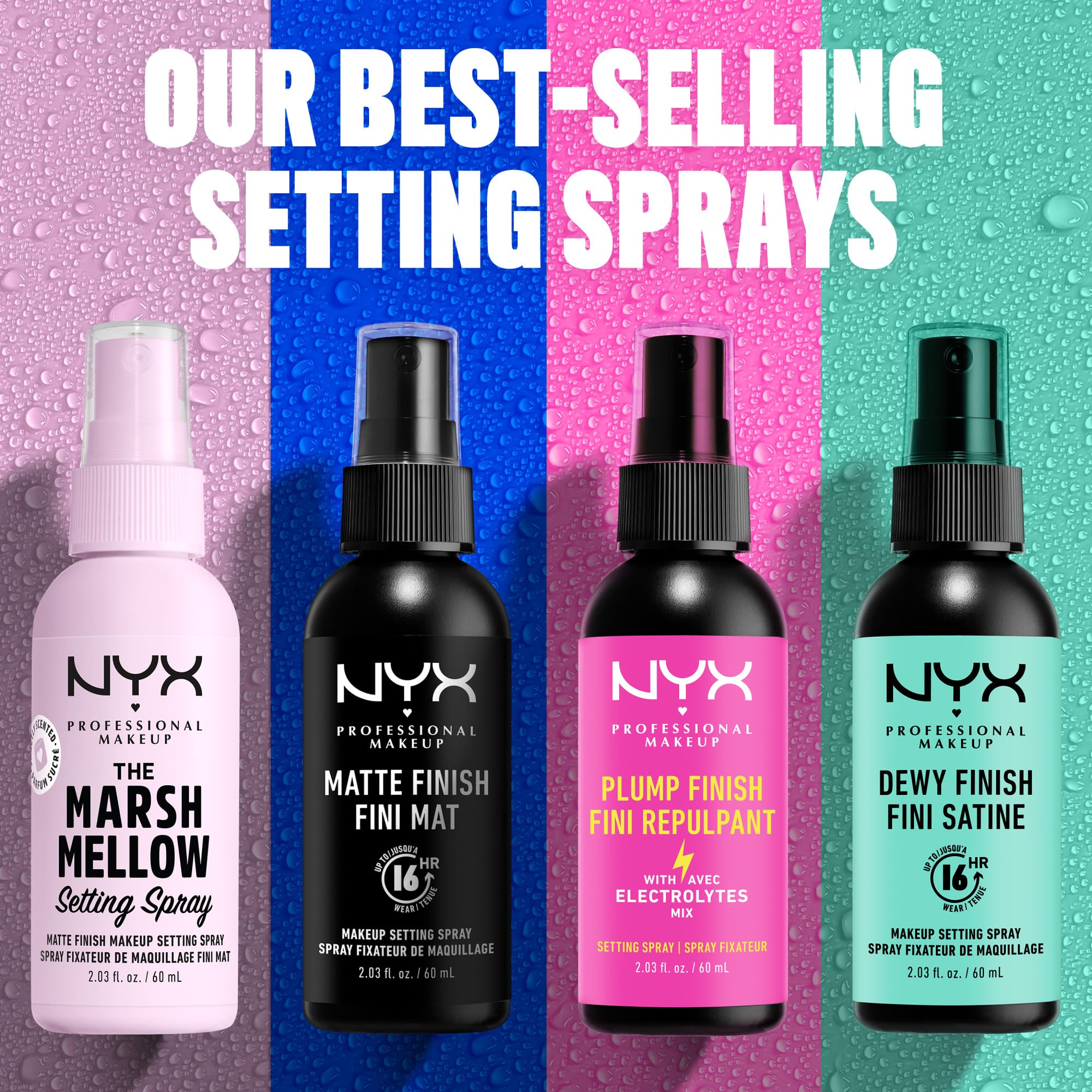 Foto 8 pulgar | Spray Fijador Nyx Professional Makeup Marshmellow Matte 16 Horas - Venta Internacional.