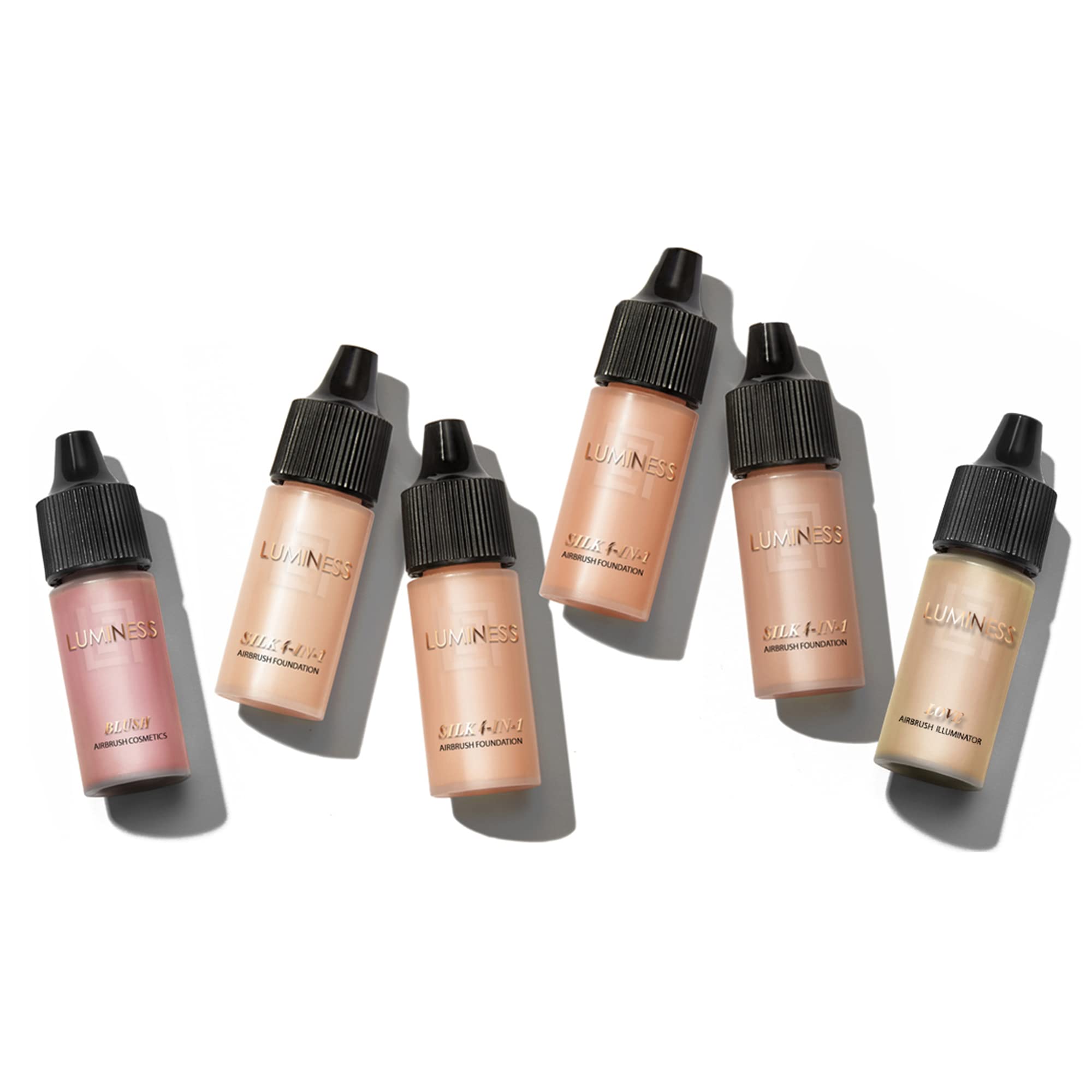 Base De Maquillaje Para Principiantes Luminess Silk 4 En 1 Con Aerógrafo - Venta Internacional.