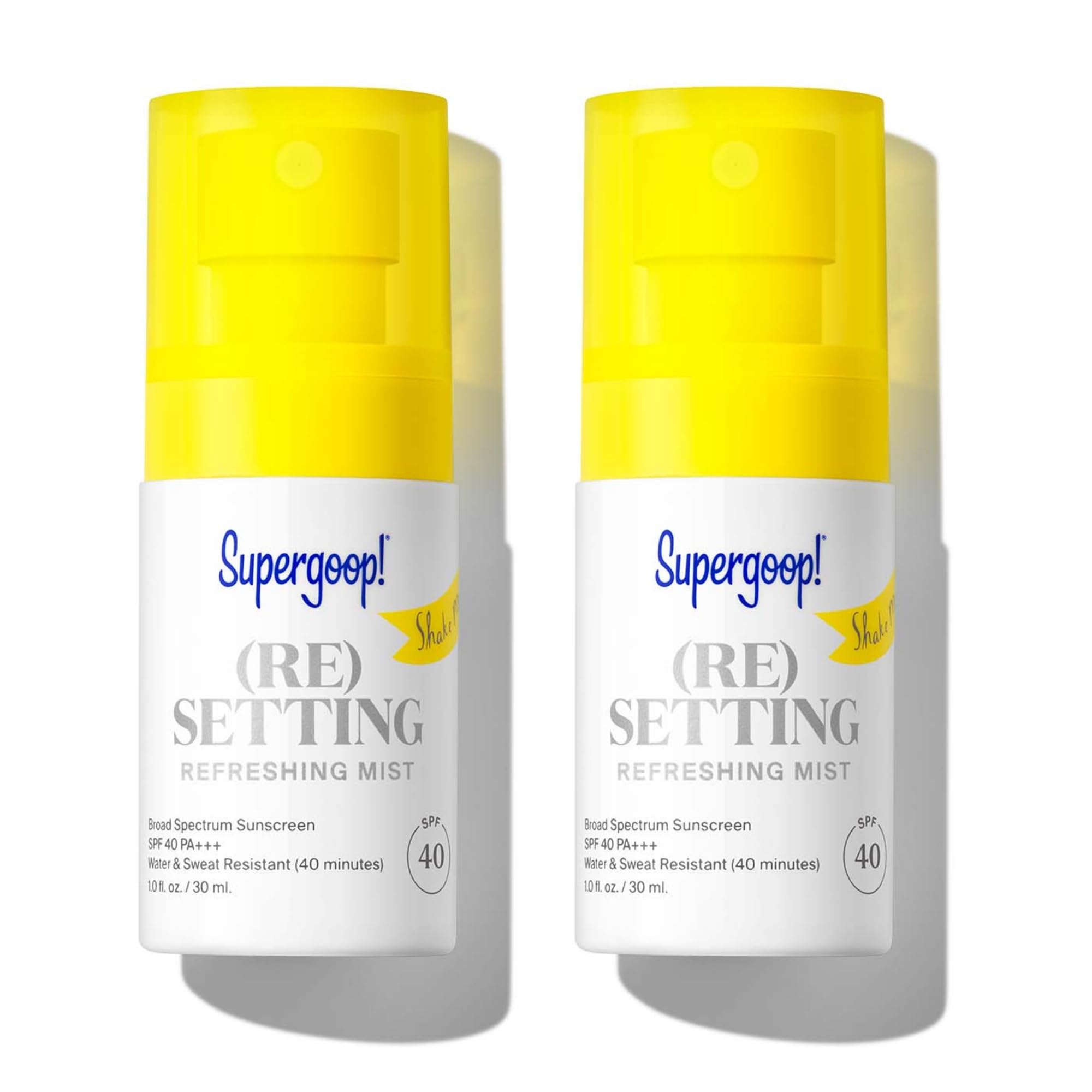 Bruma Facial Supergoop! Bruma Refrescante (re) Fijadora, 30 Ml, X2 - Venta Internacional.