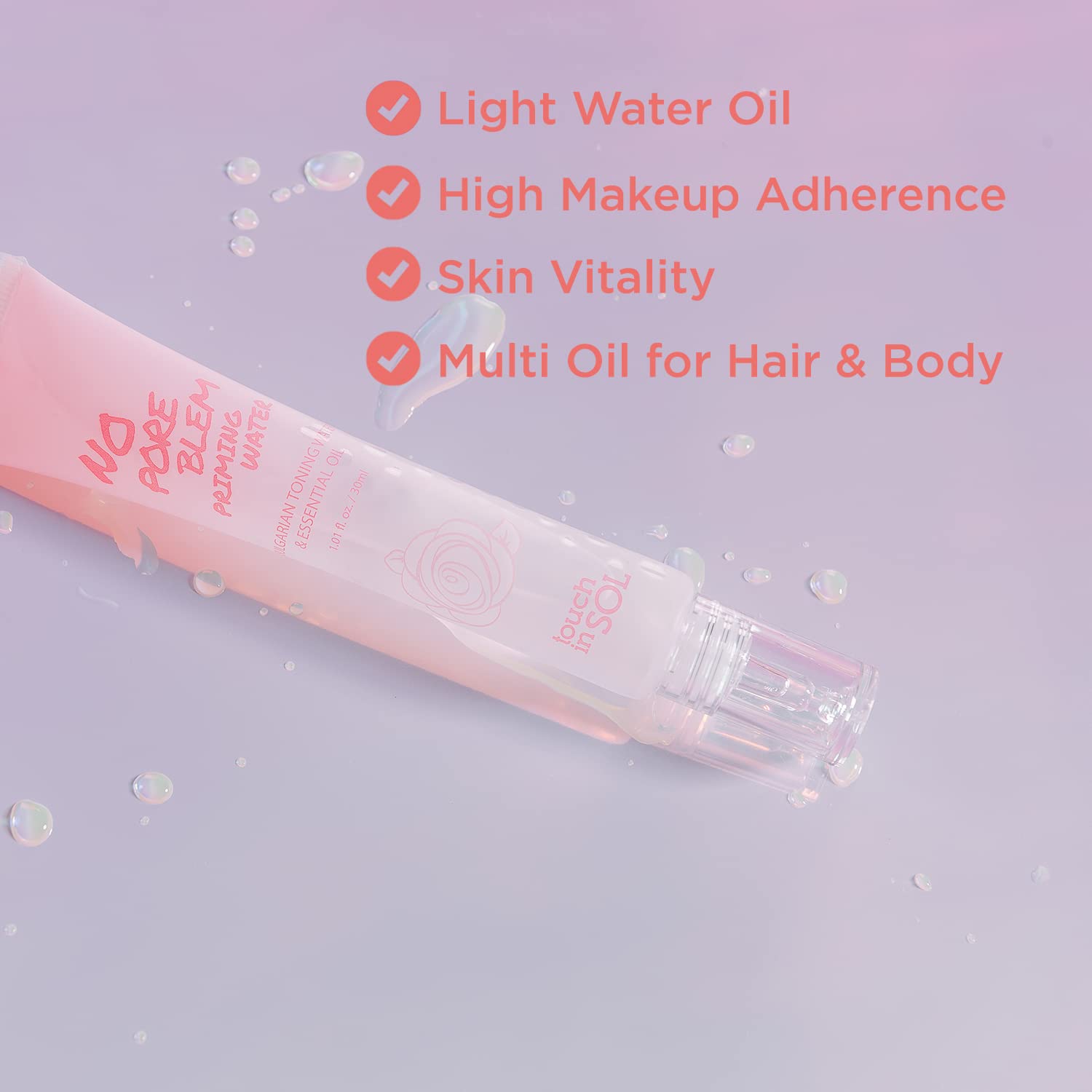 Foto 4 pulgar | Imprimador Líquido Priming Water Touch In Sol, 30 Ml Con Aceite De Rosas - Venta Internacional.