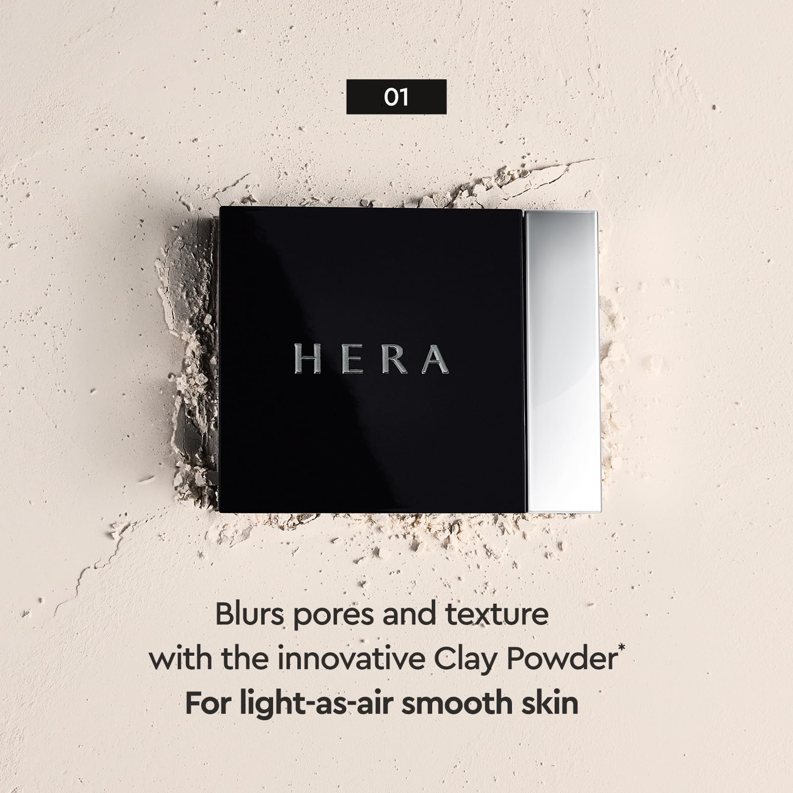 Foto 4 | Primer En Polvo Hera Airy Blurring, Sin Poros, De Larga Duración, 8,5 G - Venta Internacional.