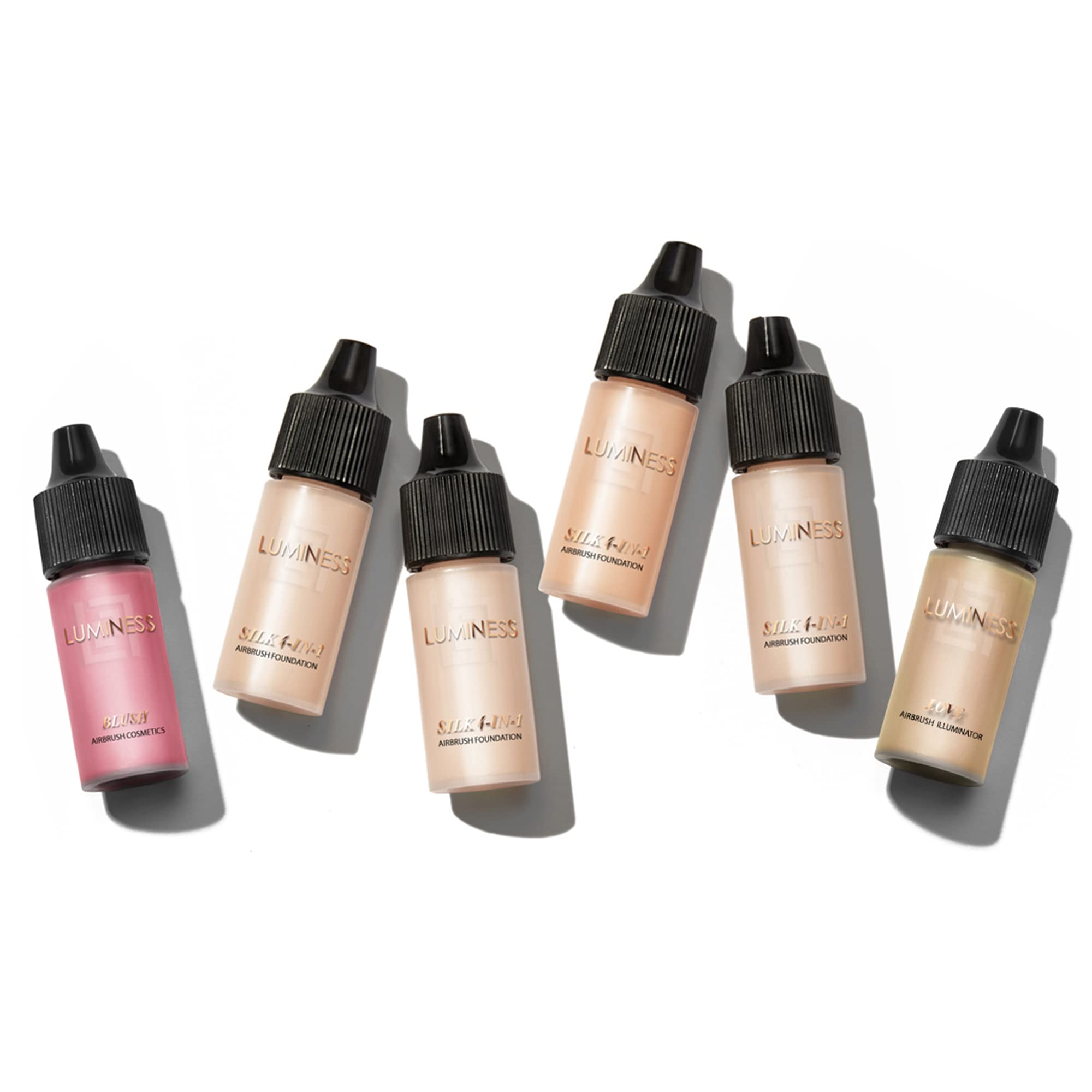 Base De Maquillaje Para Principiantes Luminess Silk 4 En 1 Con Aerógrafo - Venta Internacional.