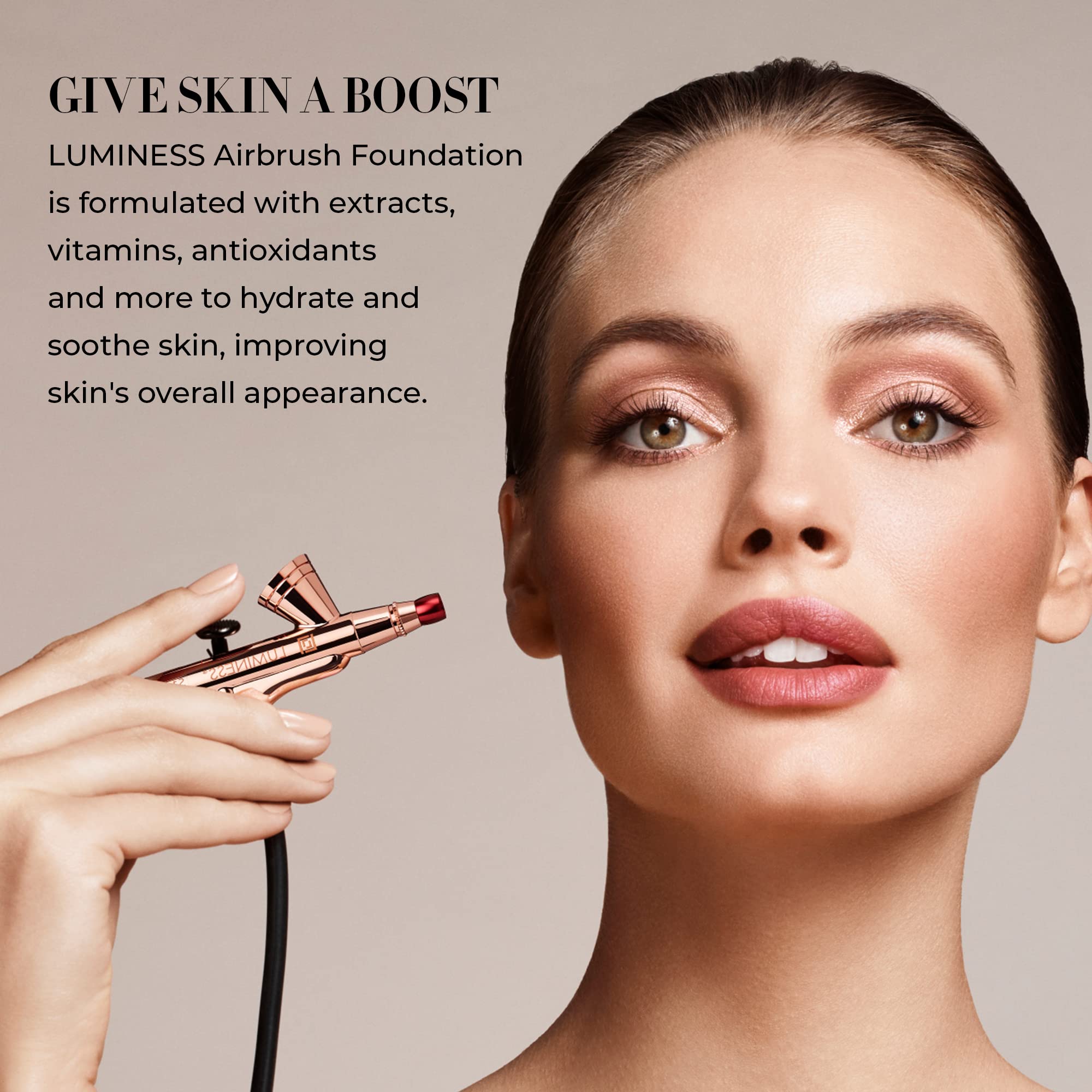 Foto 5 pulgar | Base De Maquillaje Para Principiantes Luminess Silk 4 En 1 Con Aerógrafo - Venta Internacional.