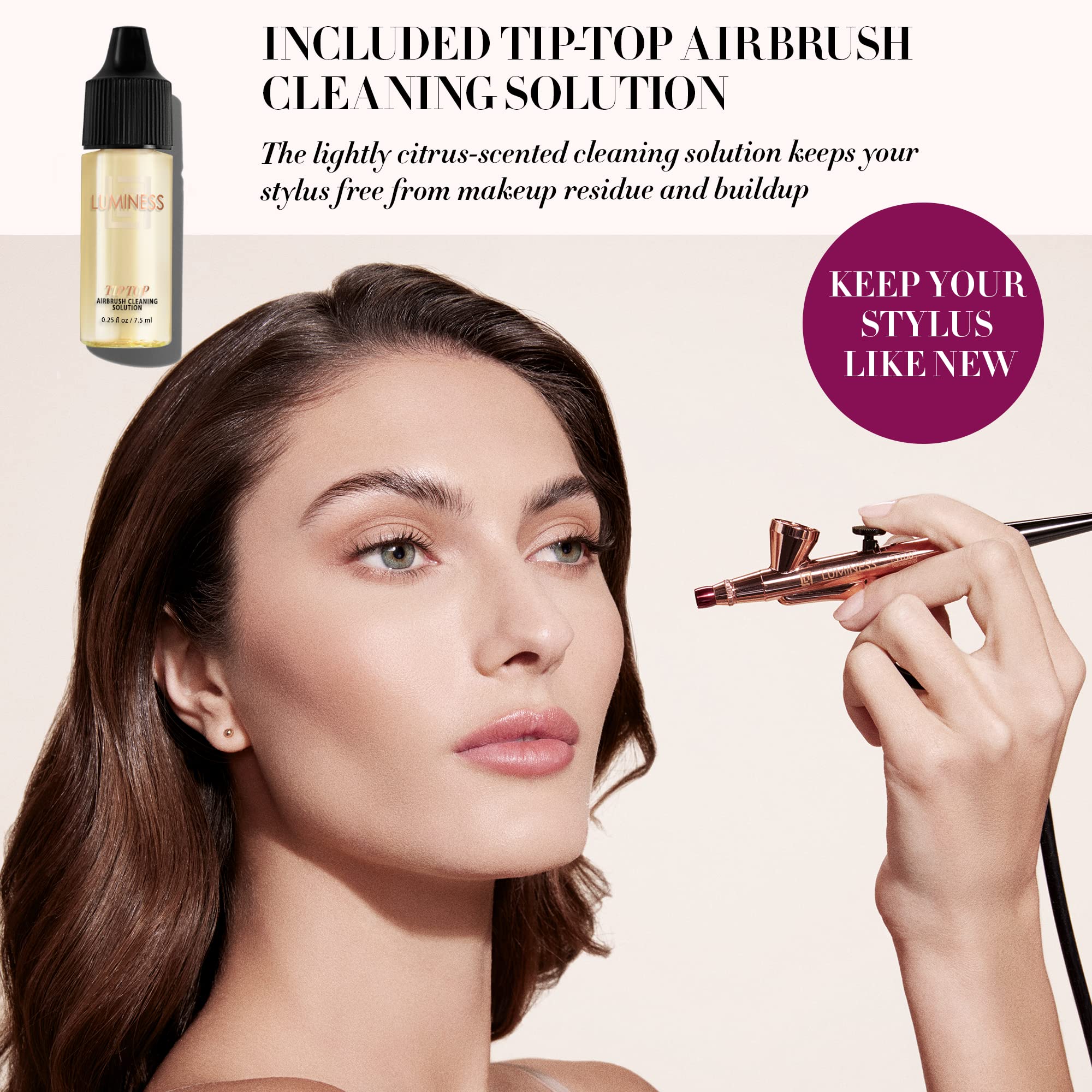 Foto 6 pulgar | Base De Maquillaje Para Principiantes Luminess Silk 4 En 1 Con Aerógrafo - Venta Internacional.