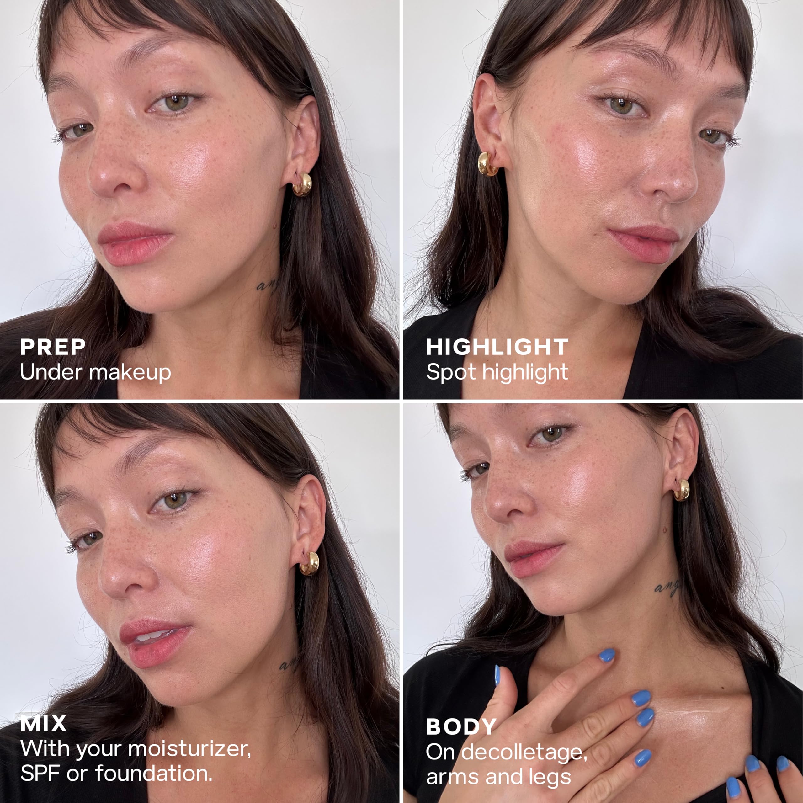 Foto 5 pulgar | Imprimador De Maquillaje Illuminator + Saie Mini Glowy Super Gel  15 Ml - Venta Internacional.