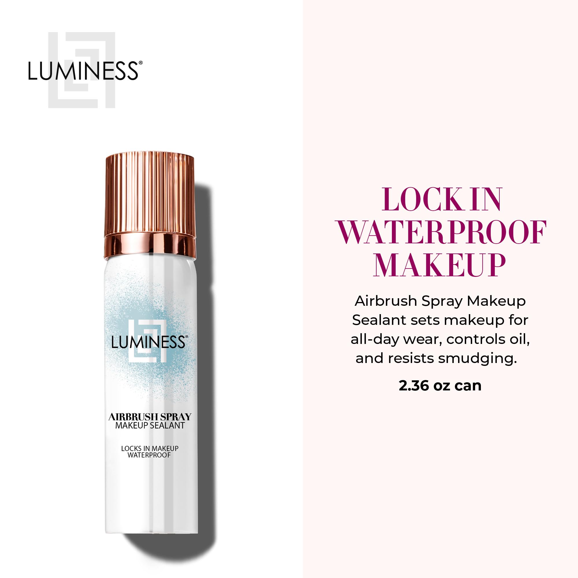 Foto 3 pulgar | Spray Fijador De Maquillaje Luminess Waterproof 70 Ml Para Rostro - Venta Internacional.