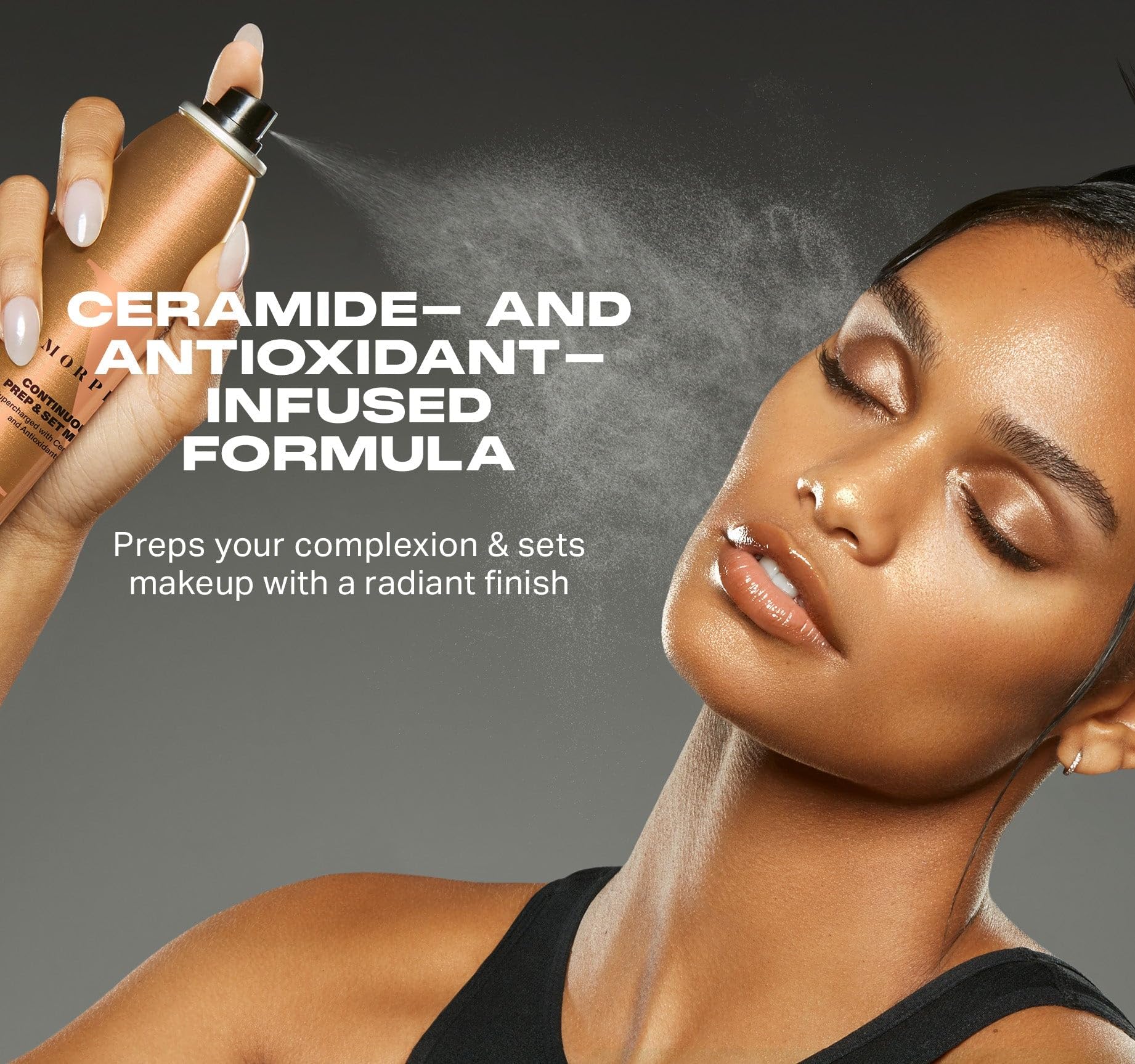 Foto 3 pulgar | Spray Fijador Morphe Continuous Prep & Set Hydrating  80 Ml - Venta Internacional.