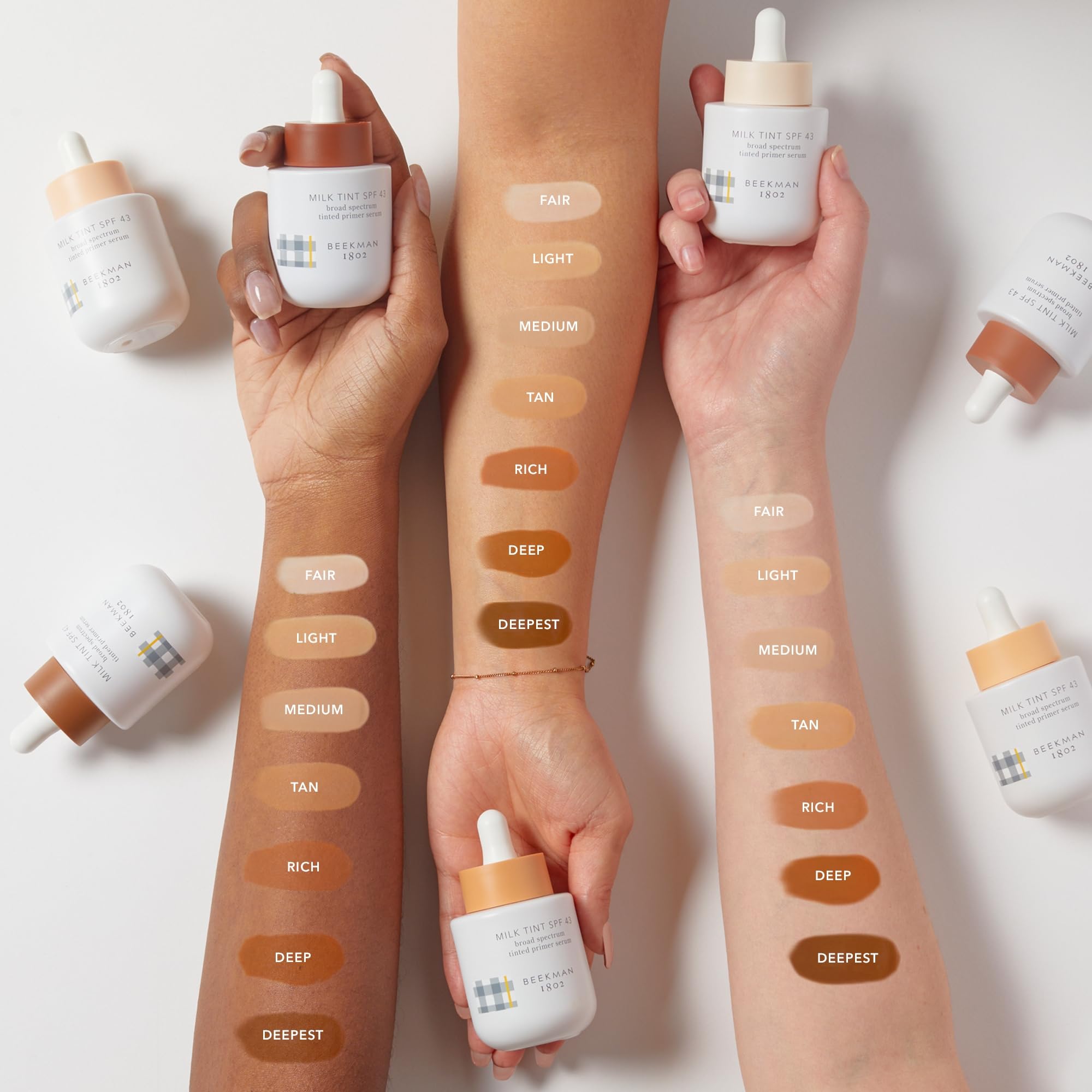Foto 4 pulgar | Primer Facial Beekman 1802  Tinte De Leche  Spf 43  Claro  30 Ml - Venta Internacional.