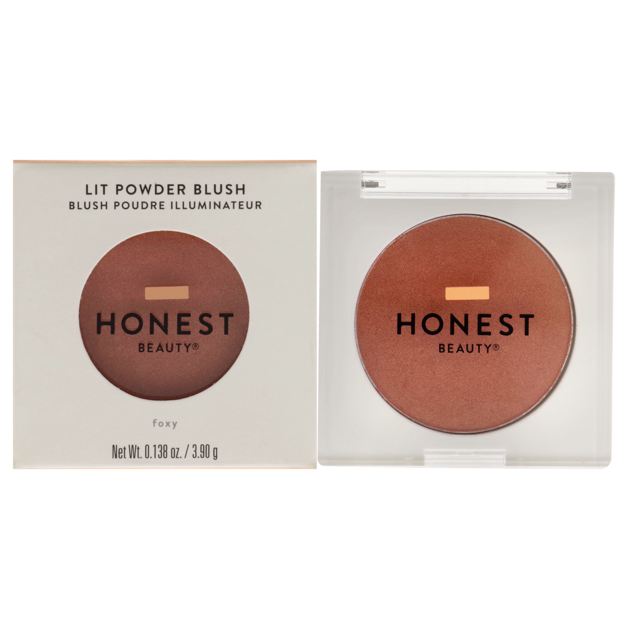 Honest Lit Powder Blush - Foxy For Women 0.138 Oz Blush