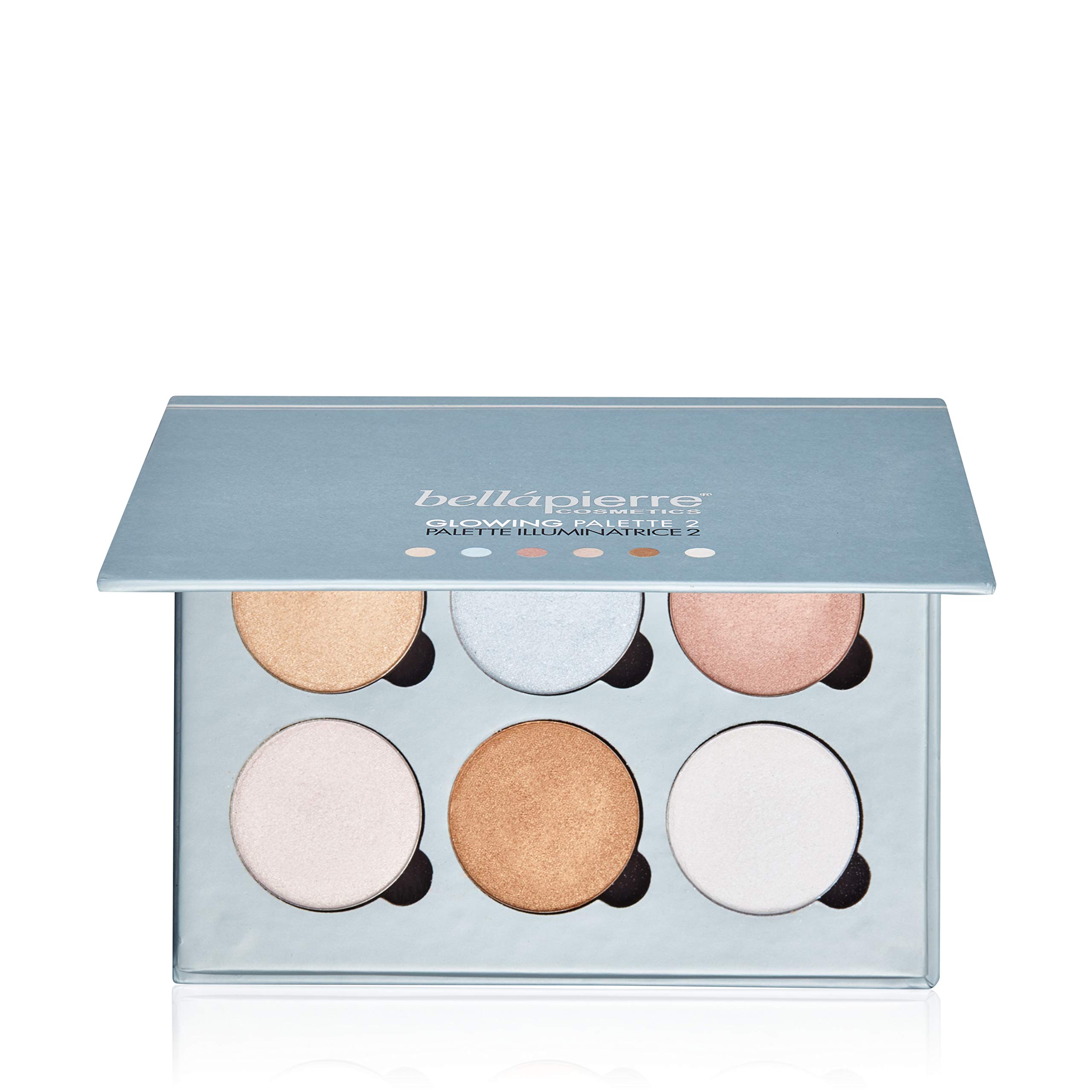 Paleta Brillante Palette Bellapierre Cosmetics 2 Con 6 Iluminadores - Venta Internacional.