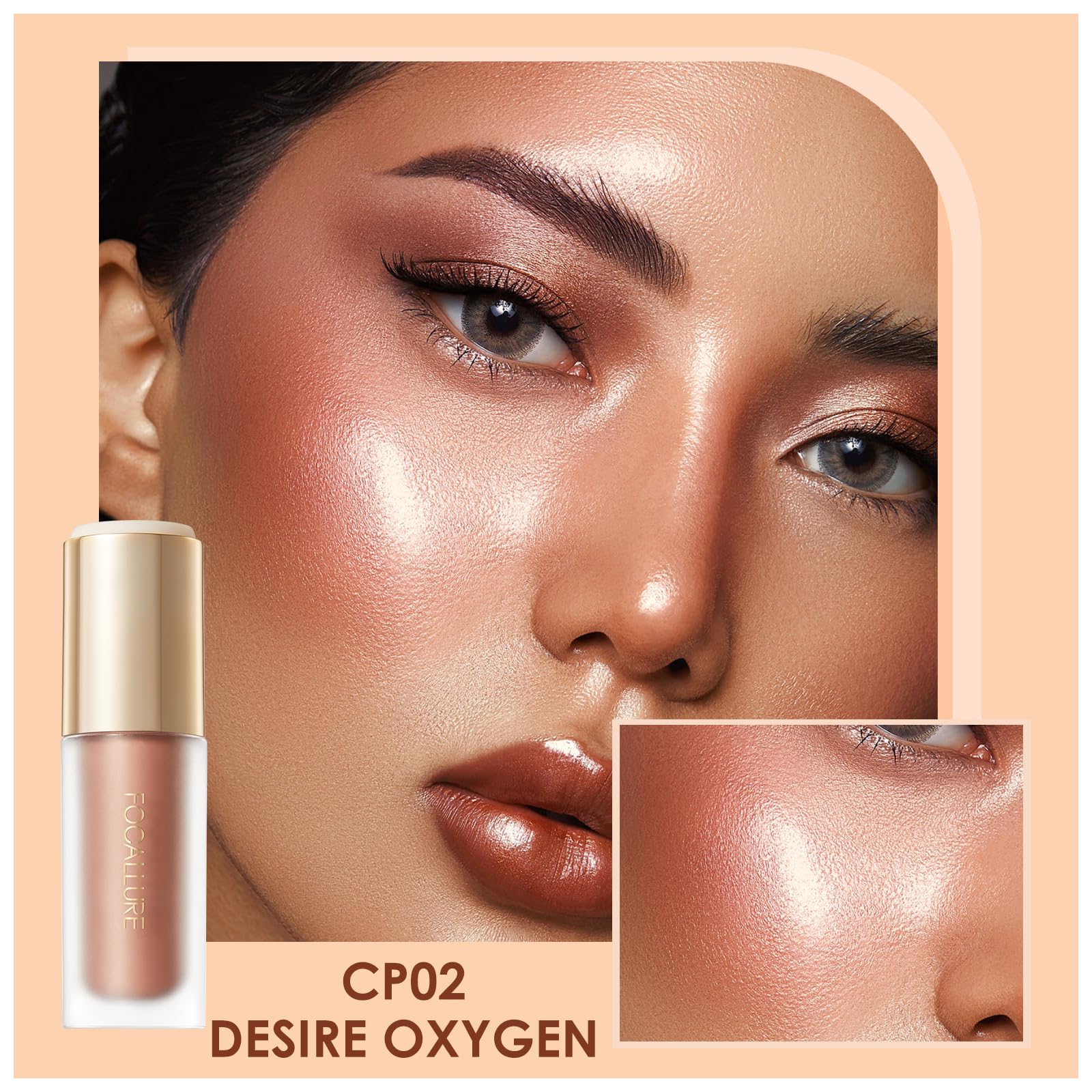 Foto 2 | Iluminador Líquido Focallure Desire Oxygen Shimmer - Venta Internacional.