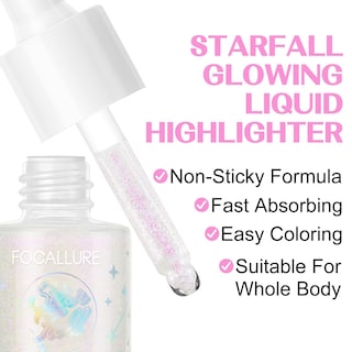 Foto 3 | Luminizador Corporal Focallure Starfall Glowing Liquid Madama Butterfly - Venta Internacional.