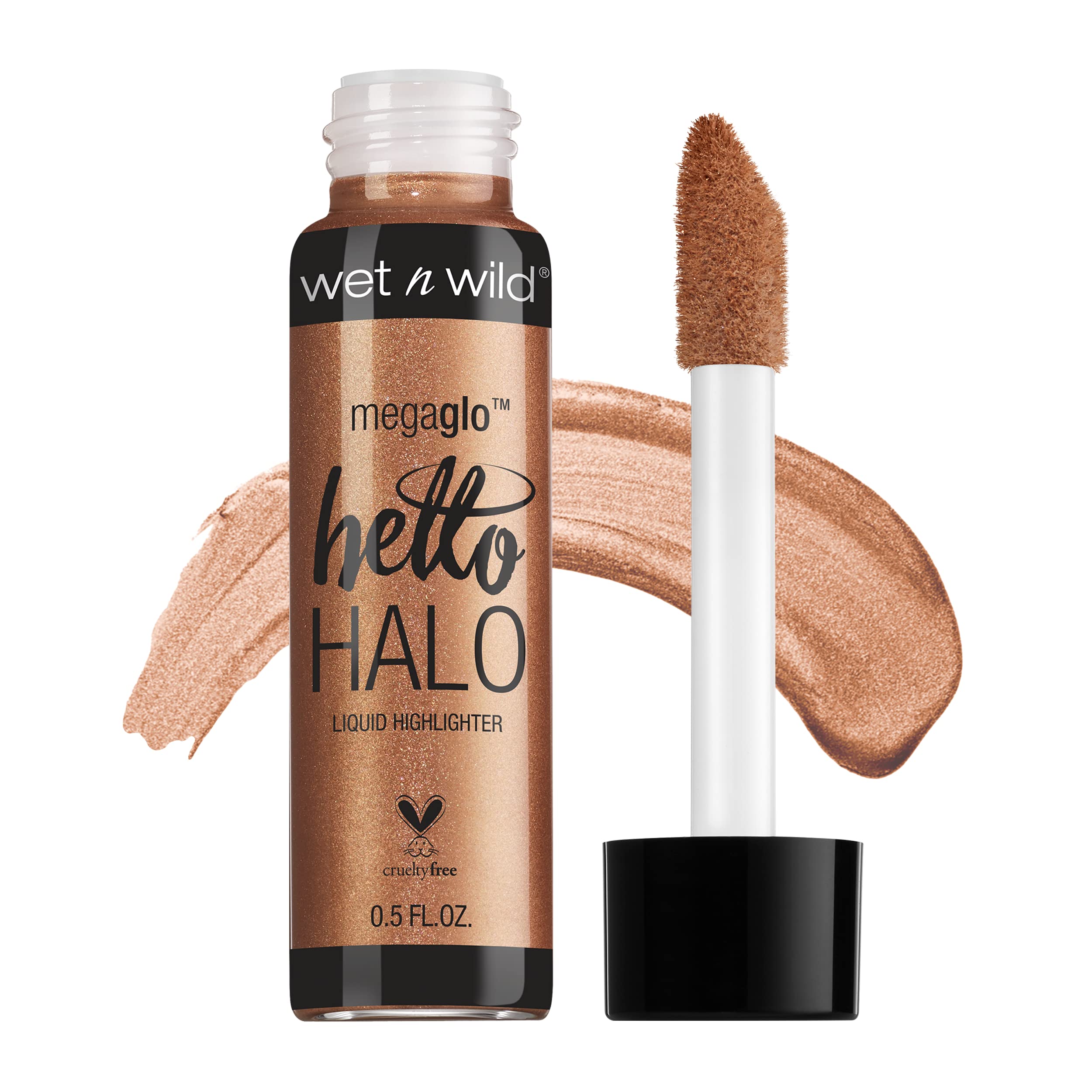 Foto 2 pulgar | Liquid Highlighter Wet N Wild Megaglo Hello Halo Gold - Venta Internacional.