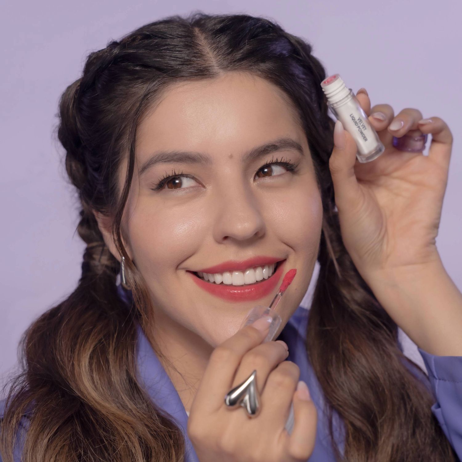 Foto 4 pulgar | Rubor Líquido Velvet Blush Cherry 3 en 1 de YIYI BEAUTY