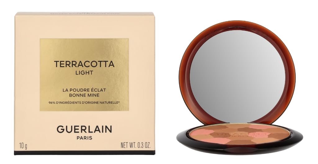 Polvo Guerlain Terracotta Light Natural Healthy Glow 02, 8,5 G - Venta Internacional.
