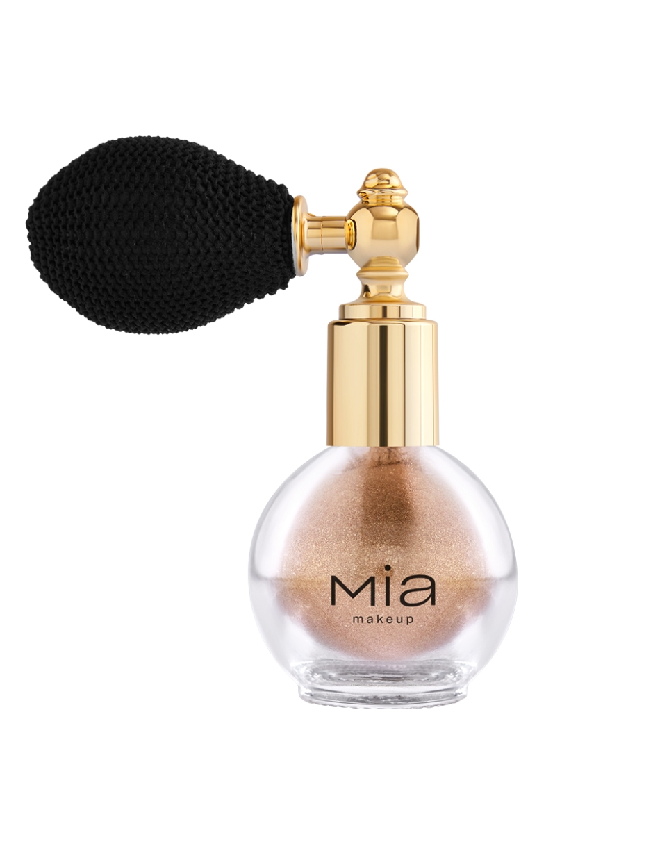 Iluminador en Spray Mia Cosmetics Powder Perfumado Bronze Glitter