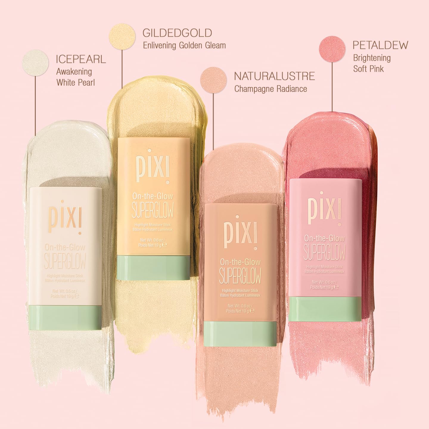 Foto 3 pulgar | Crema en Gel Highlighter Pixi On-the-glow Superglow Ice Pearl - Venta Internacional