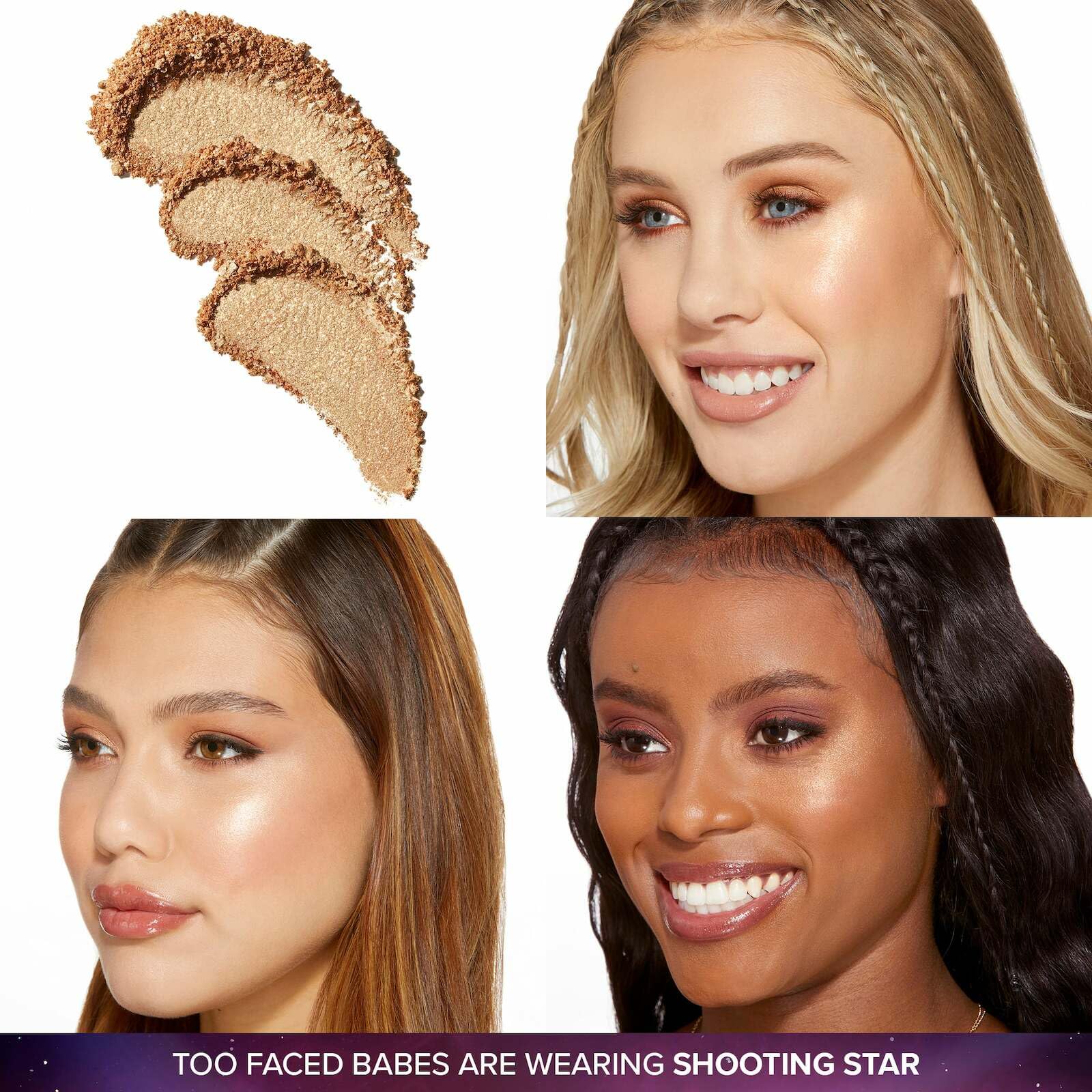 Foto 3 pulgar | Iluminador Too Faced Moon Crush Shooting Star 7 Ml - Venta Internacional