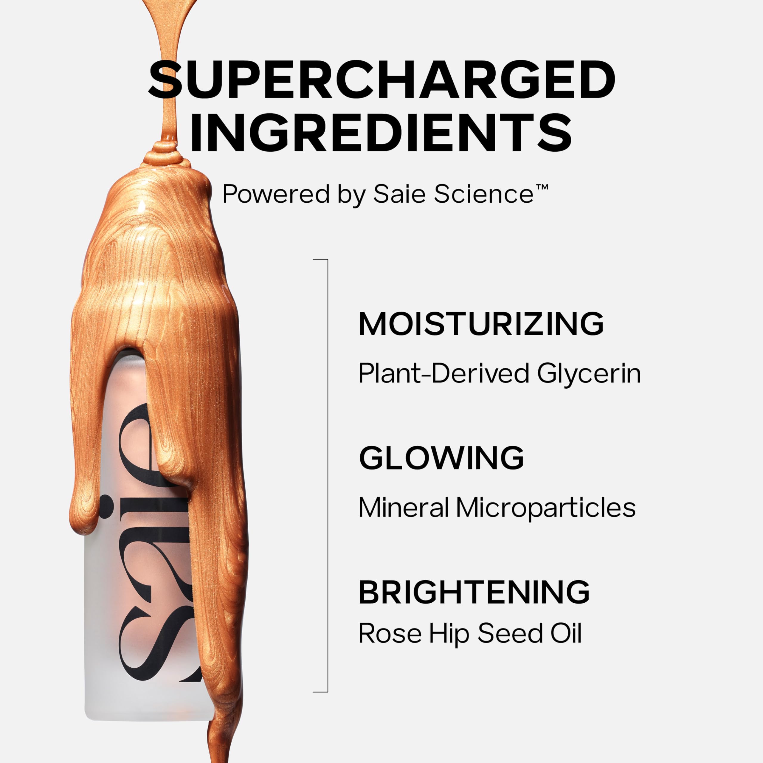 Foto 8 pulgar | Iluminador Saie Mini Glowy Super Gel Lightweight Sunglow, 15 Ml - Venta Internacional.