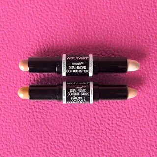 Foto 3 | Stick Contour Stick, Húmedo Y Salvaje, Megaglo De Doble Punta, Color Medio/bronceado - Venta Internacional.