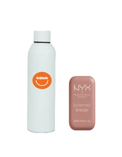 Foto 1 | Nyx Professional Makeup, Buttermelt Bronzer Biscuit + Termo De Agua De Regalo Güish