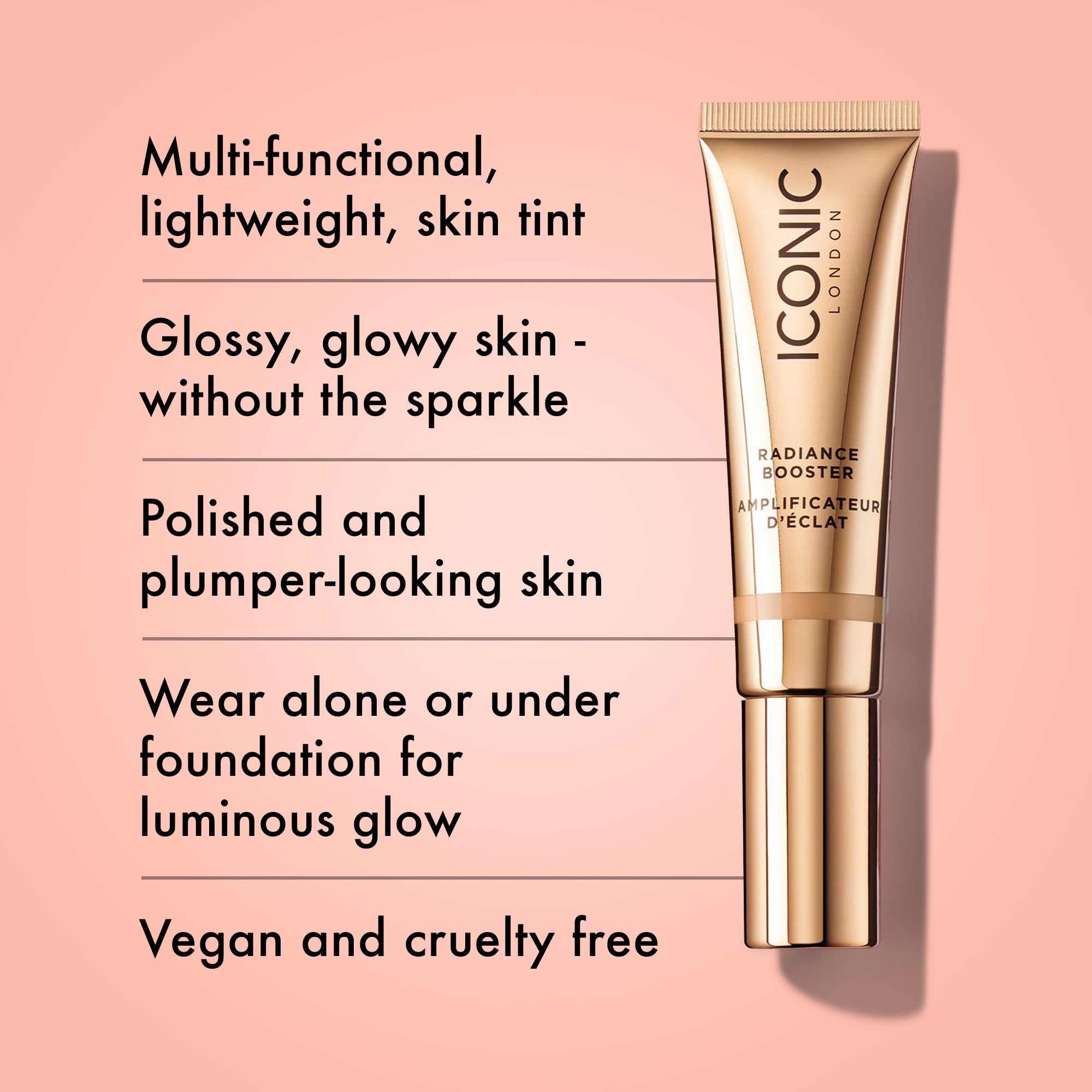 Foto 3 pulgar | Tinte Líquido Para Piel Radiance Booster Iconic London, 30 Ml, Miel - Venta Internacional.