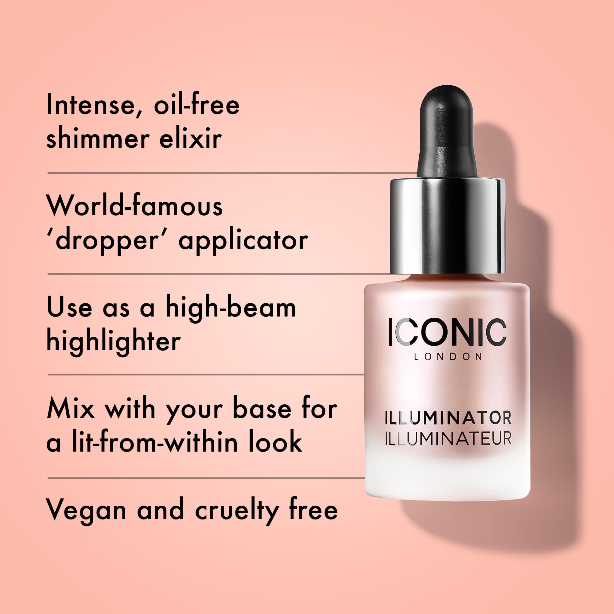 Foto 2 | Gotas Iluminadoras Líquidas Iconic London Illuminator, 13,5 Ml - Venta Internacional.