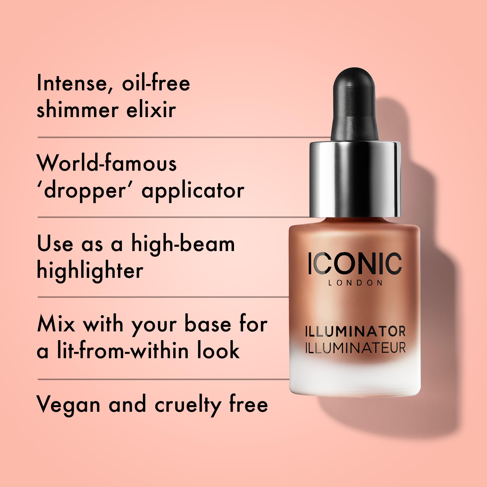 Foto 2 | Gotas Iluminadoras Líquidas Iconic London Illuminator, 13,5 Ml - Venta Internacional.