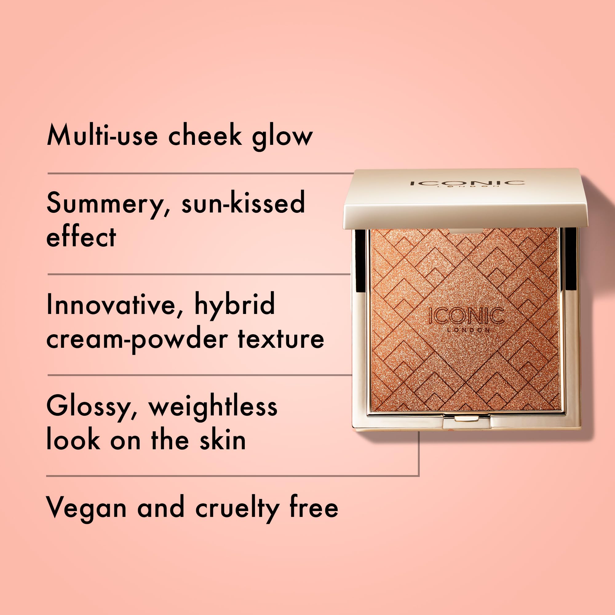 Foto 3 pulgar | Colorete, Bronceador E Iluminador Multiuso Kissed By The Sun De Makeup Iconic London, 5 Ml - Venta Internacional.