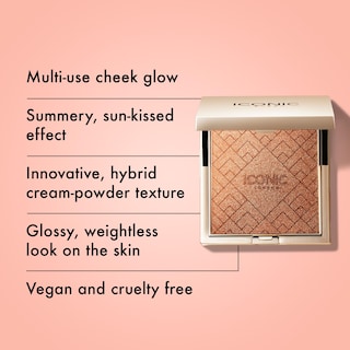 Foto 2 | Colorete, Bronceador E Iluminador Multiuso Kissed By The Sun De Makeup Iconic London, 5 Ml - Venta Internacional.