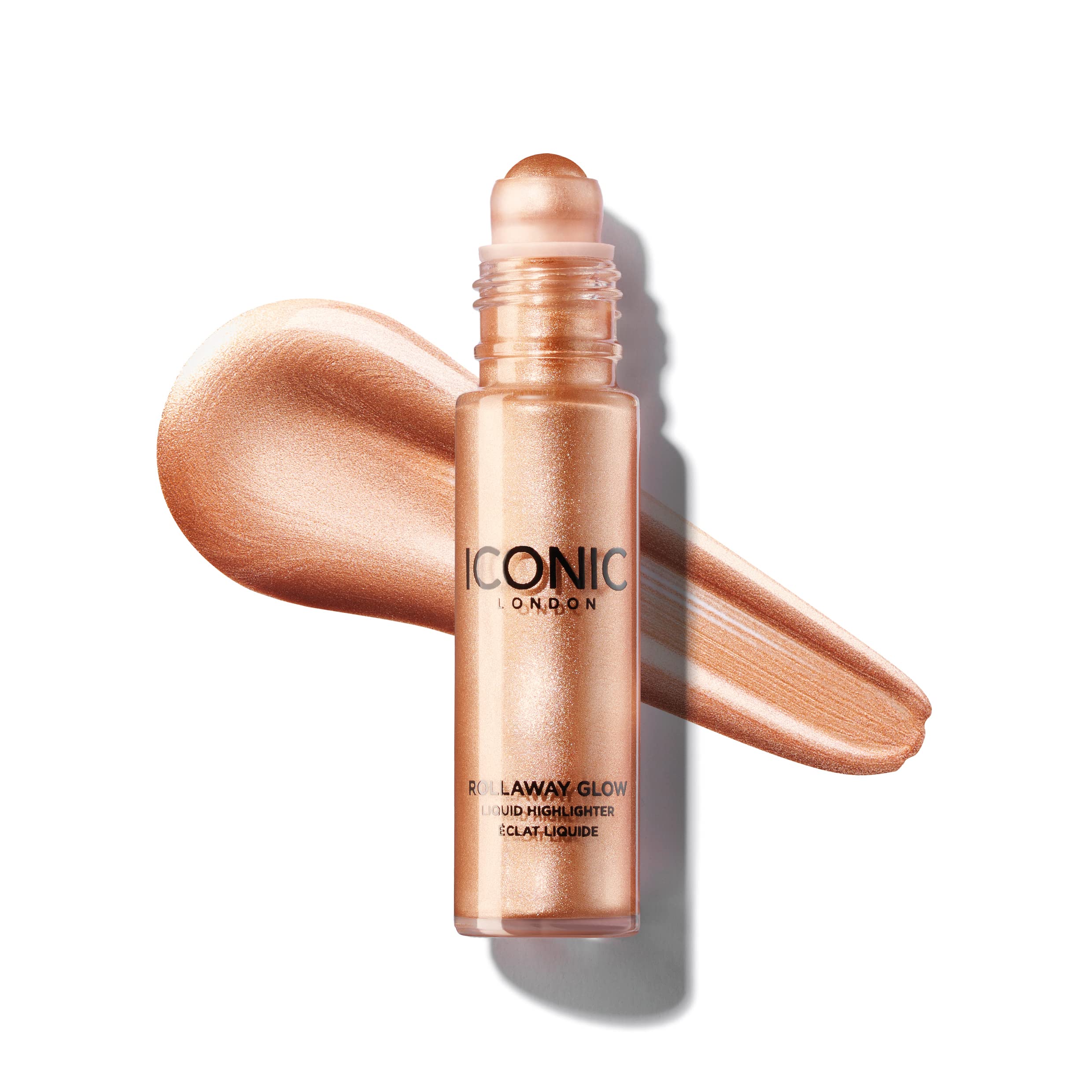 Iluminador Líquido Iconic London Rollaway Glow Peach, 8 Ml - Venta Internacional.