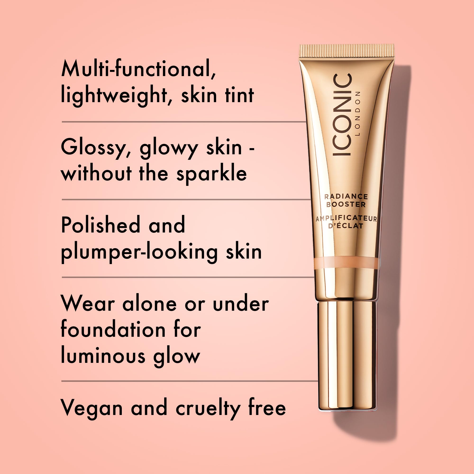 Foto 3 pulgar | Tinte Líquido Para Piel Radiance Booster Iconic London, 30 Ml - Venta Internacional.