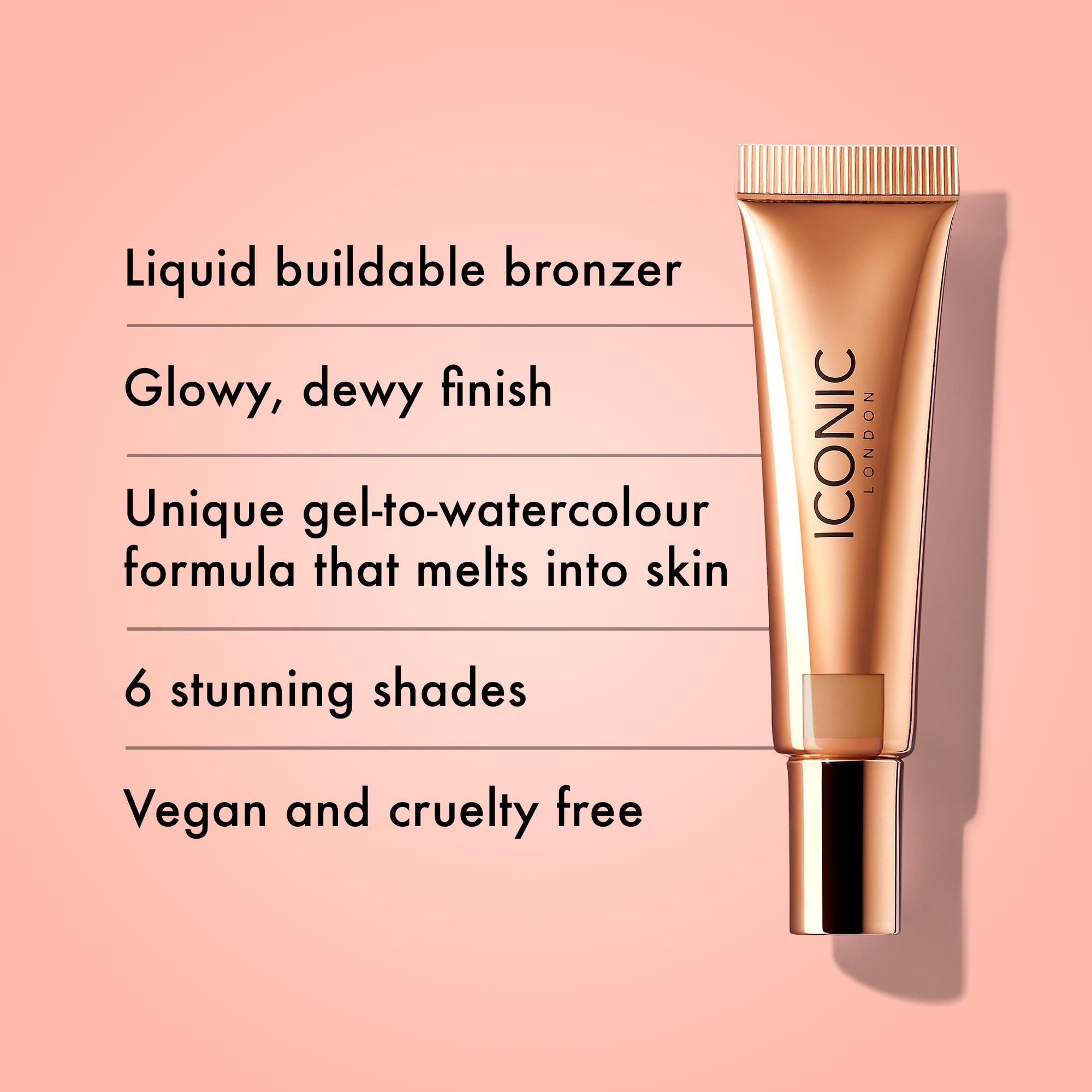 Foto 3 pulgar | Bronceador Líquido Iconic London Sheer Bronze, 12 Ml, Libre De Crueldad Animal - Venta Internacional.