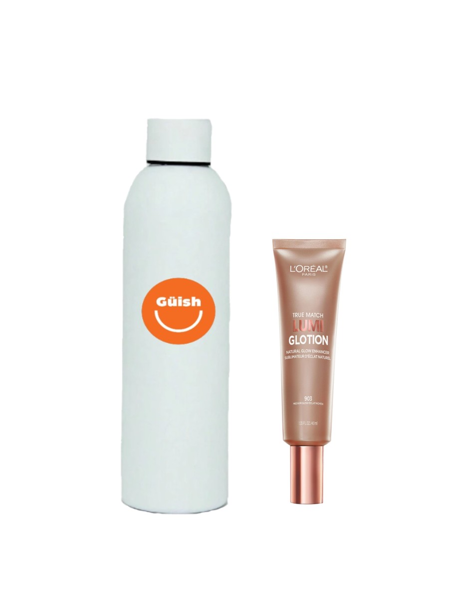 Foto 2 pulgar | Iluminador Hidratante Loreal Lumi Glotion + Termo Güish