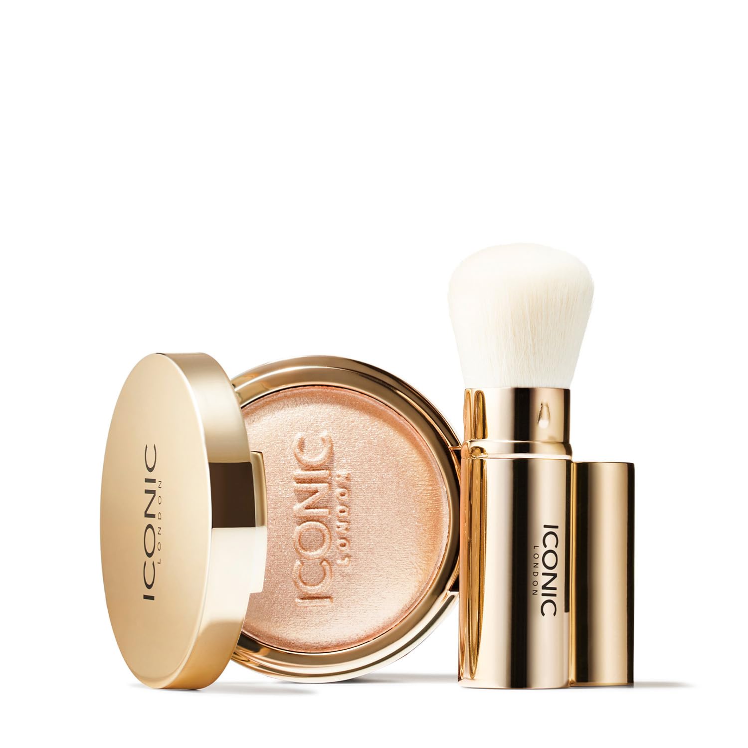 Foto 4 | Set De Regalo Iconic London Perfect Match Con Brocha Para Polvos E Iluminador - Venta Internacional.