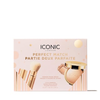 Foto 5 | Set De Regalo Iconic London Perfect Match Con Brocha Para Polvos E Iluminador - Venta Internacional.