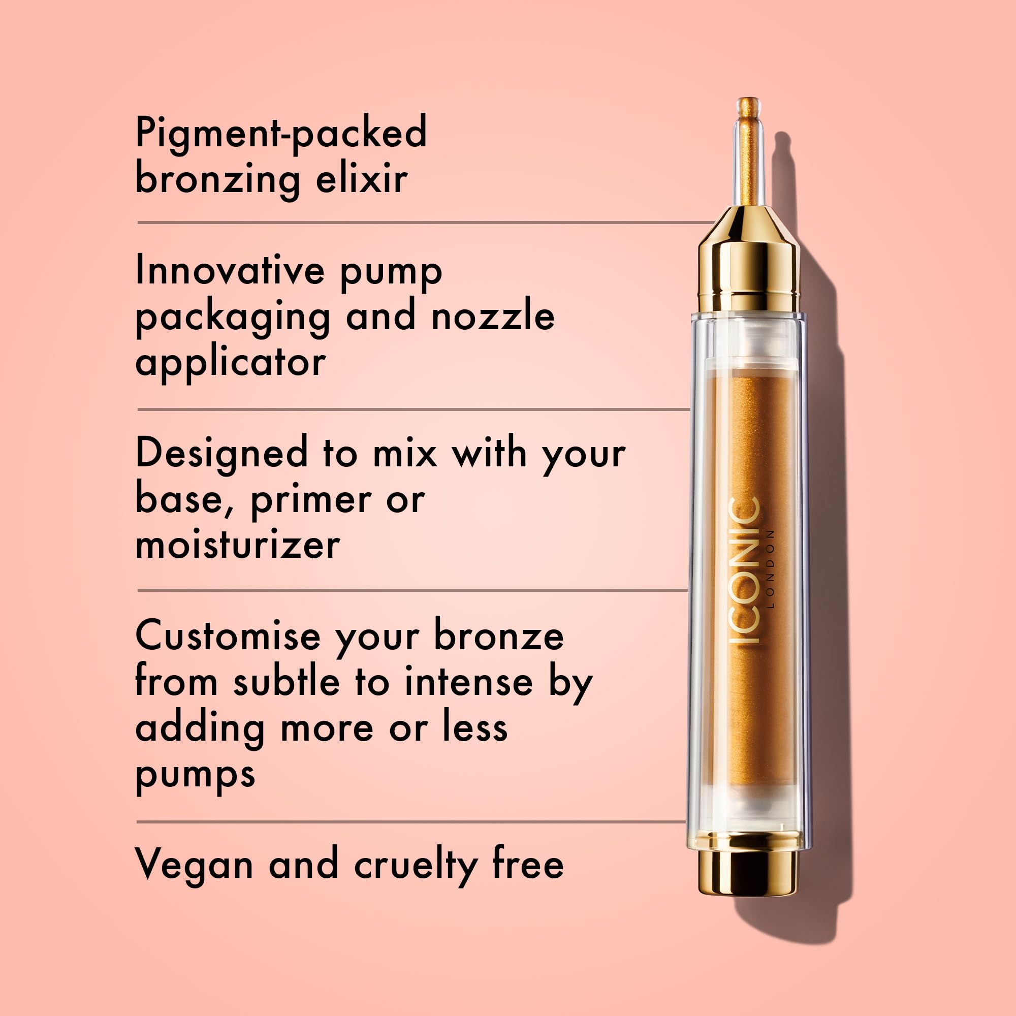 Foto 3 pulgar | Gotas Bronceadoras Iconic London Instant Sunshine, 13 Ml, Veganas - Venta Internacional.