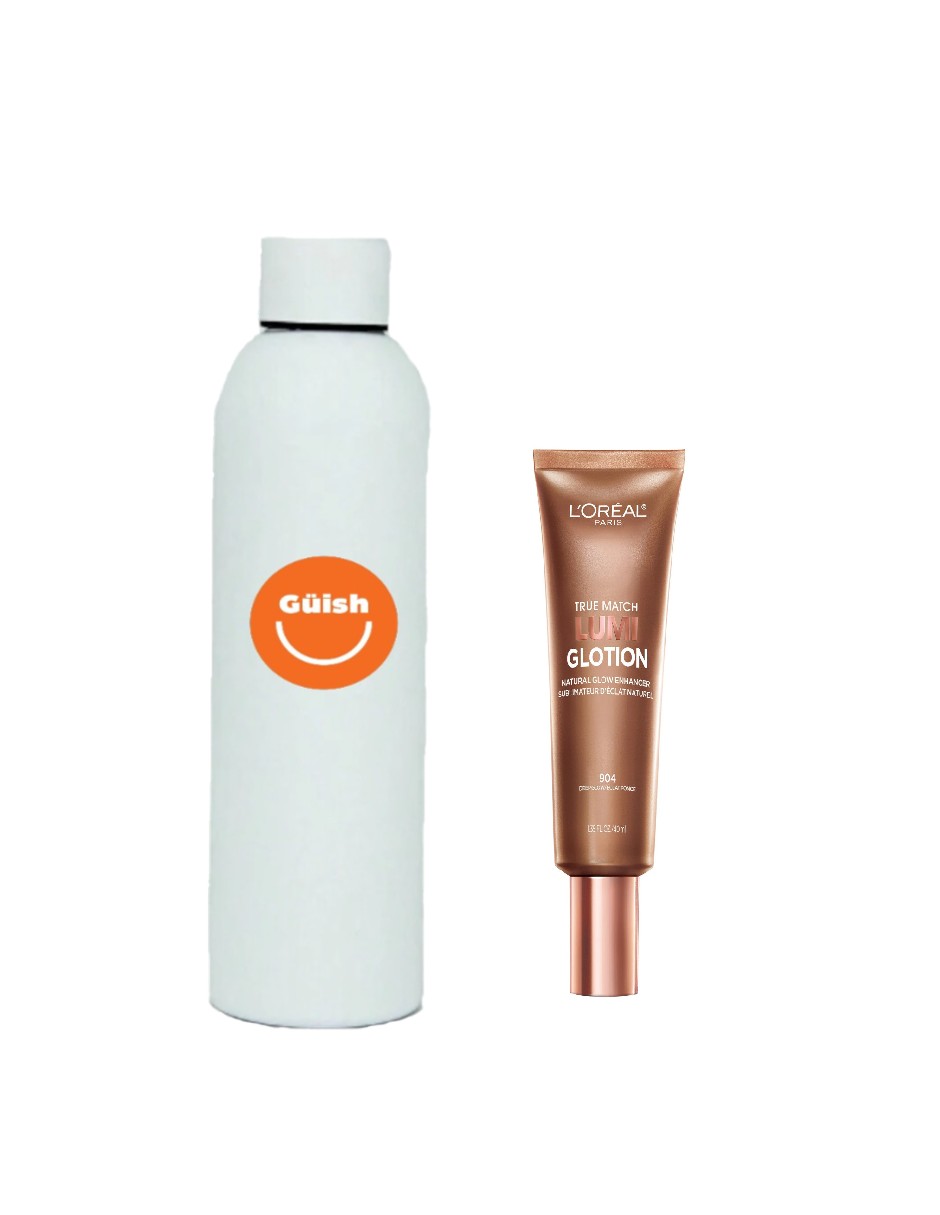 Foto 2 pulgar | Iluminador Líquido Loreal Lumi Glotion Deep Glow + Termo Güish